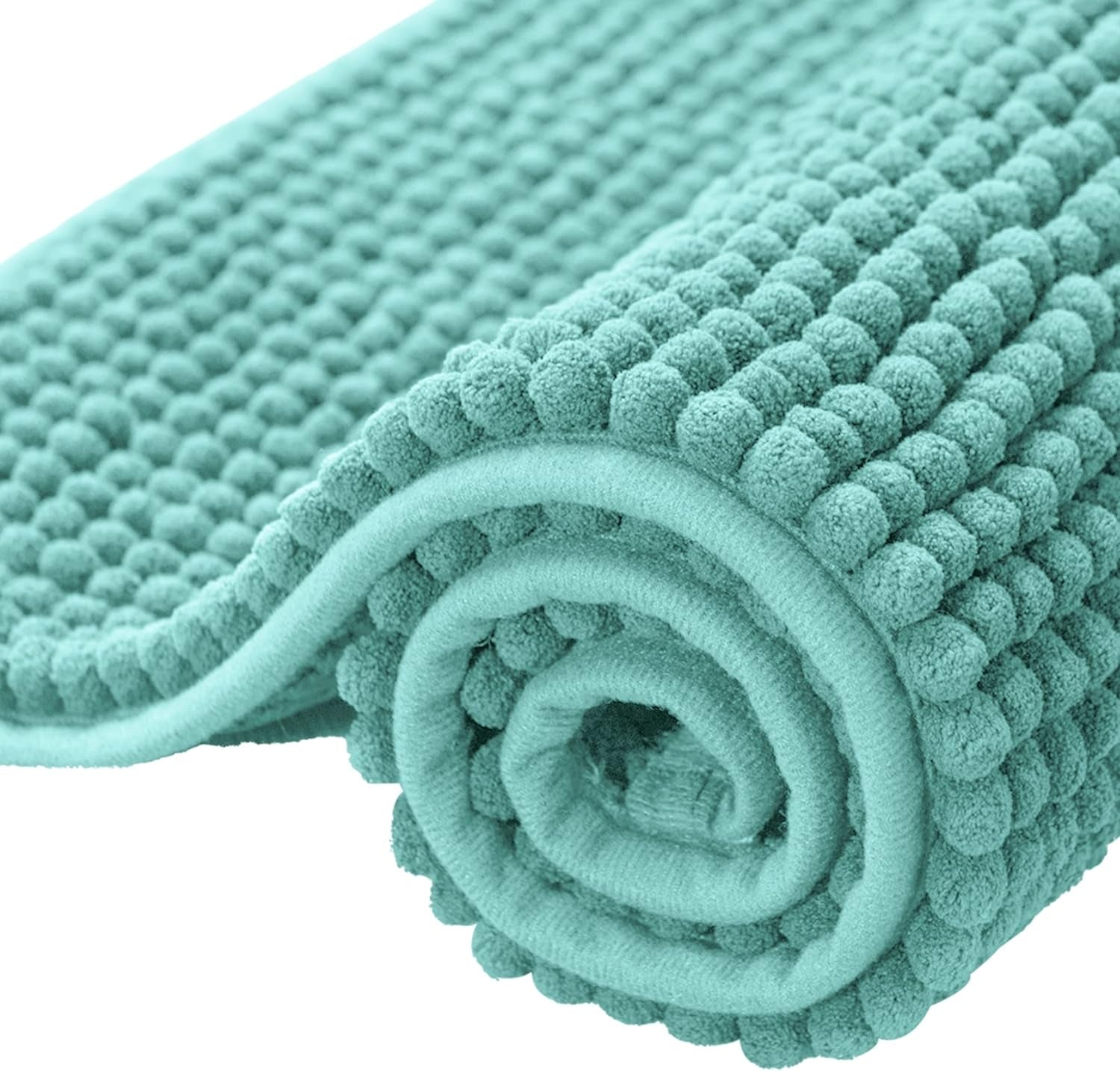 Subrtex Chenille Soft Short Plush Bathroom, Kitchen Rugs
