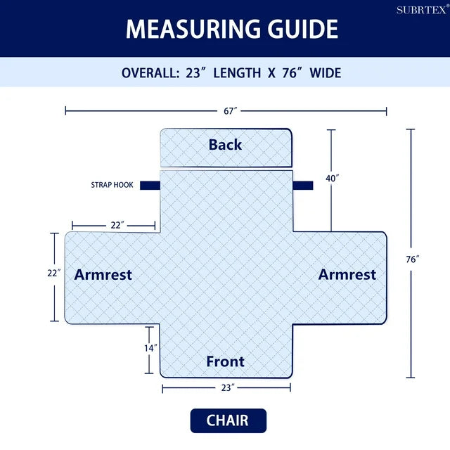 Connor WaterProof Sofa cover With Pockets