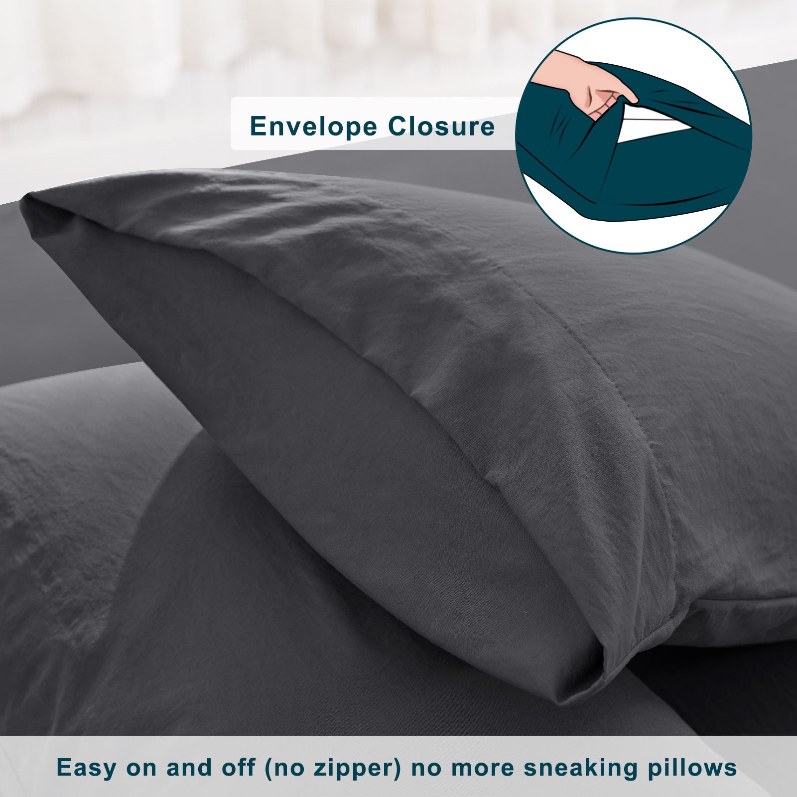 4-Piece Sheet Set - Extra Soft Bedding Sheets & Pillowcases with Deep Pockets - Hotel-Quality Sheets Set