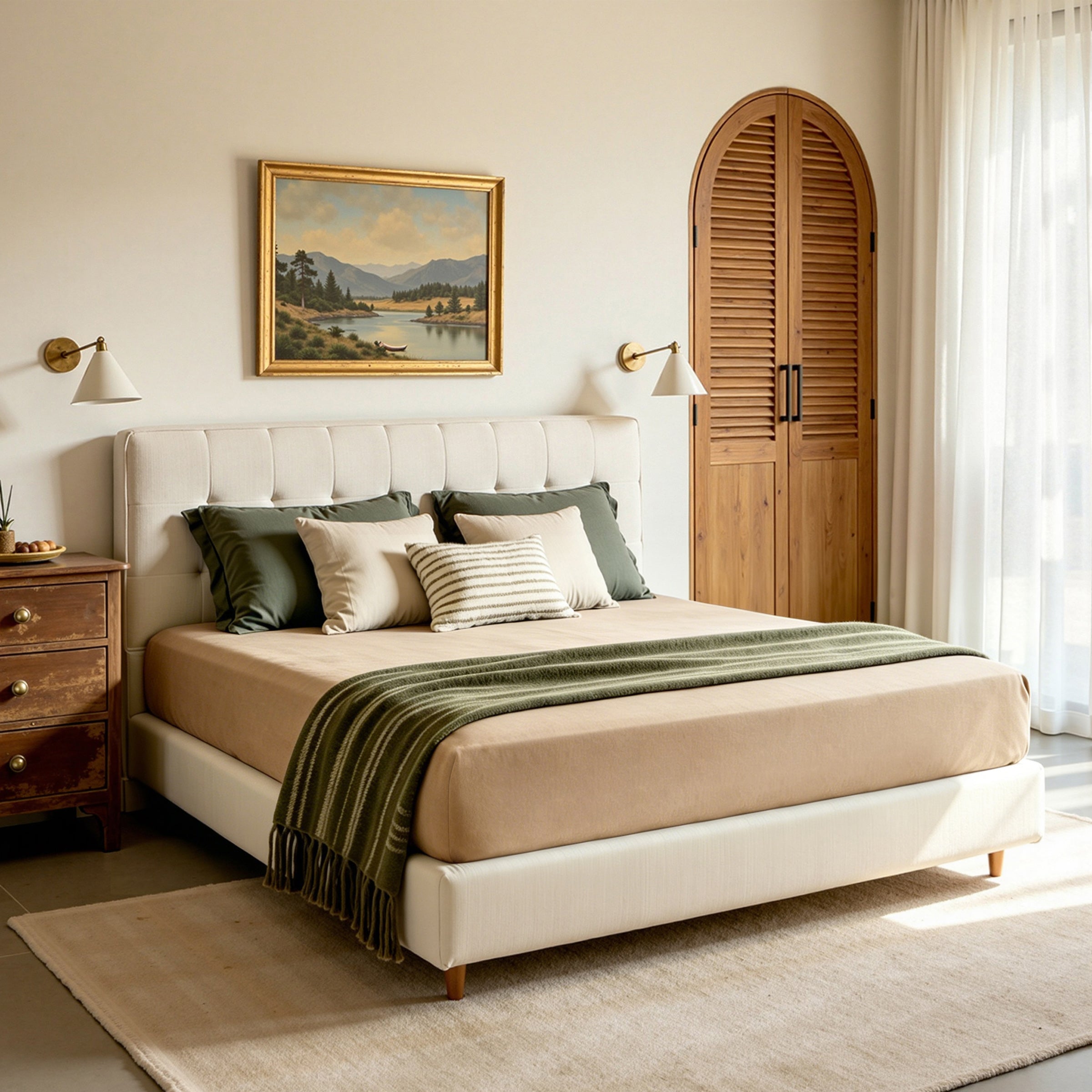 Subrtex Bedding Fitted Sheet Stain Resistant Soft Brushed Microfiber Single 1 Fitted Sheet for Mattress