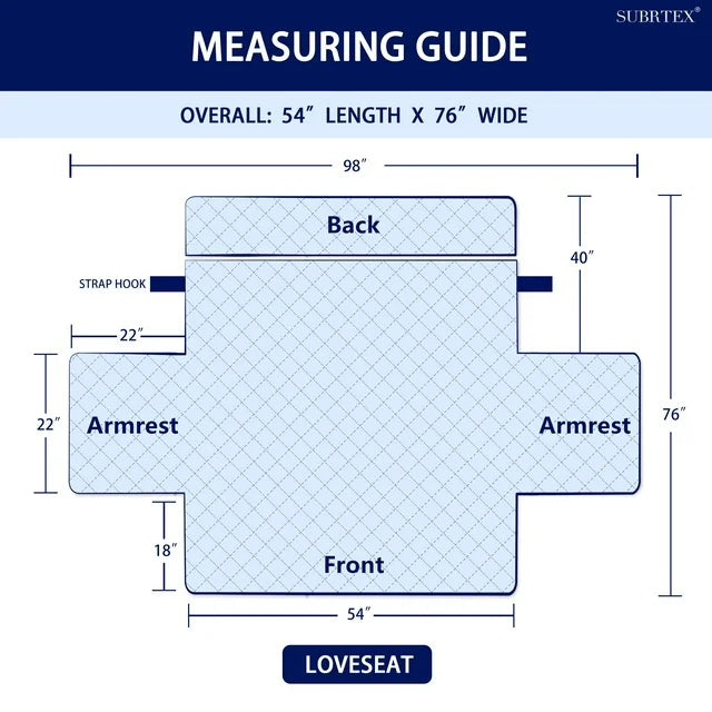 Connor WaterProof Sofa cover With Pockets