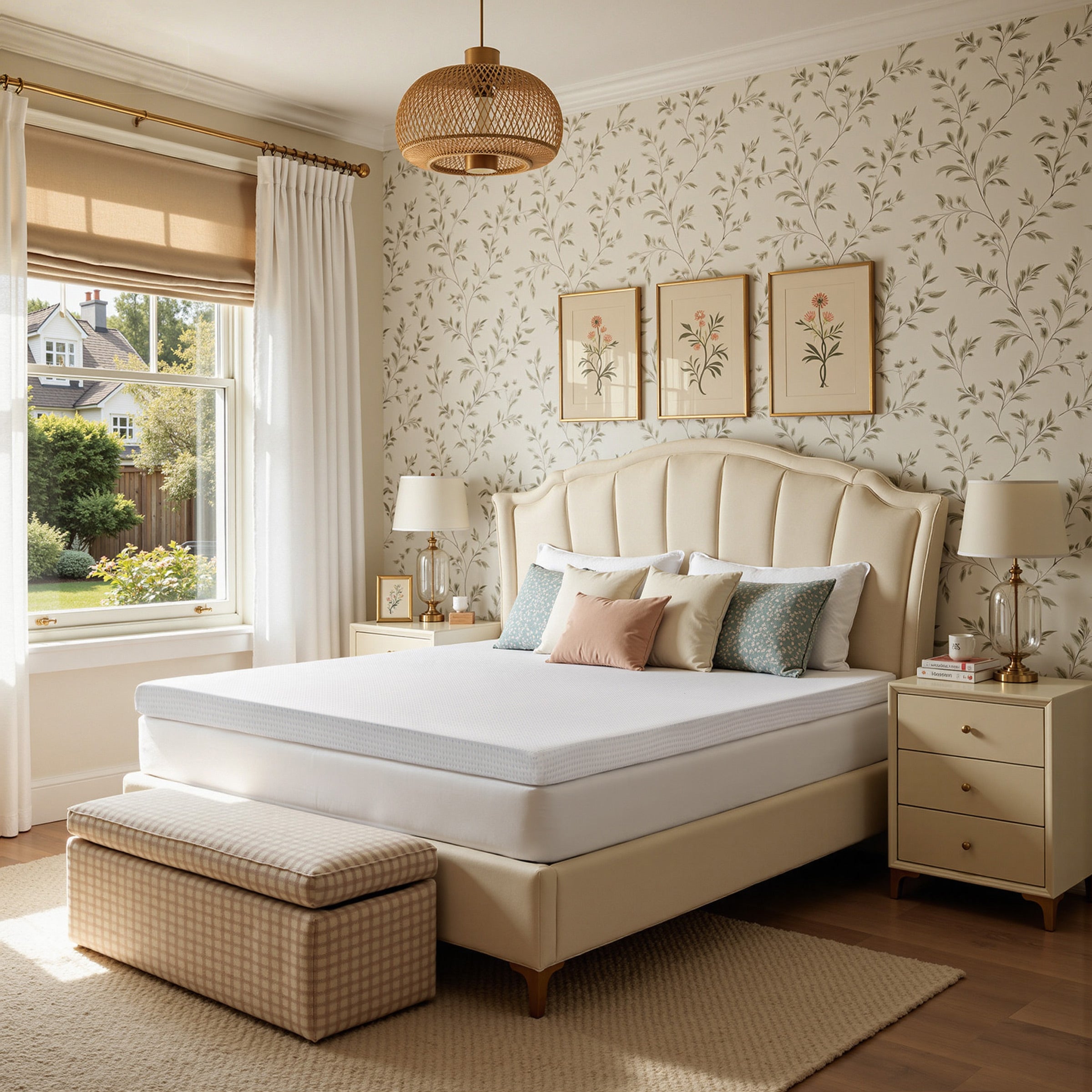 Hypoallergenic Bamboo Mattress Topper