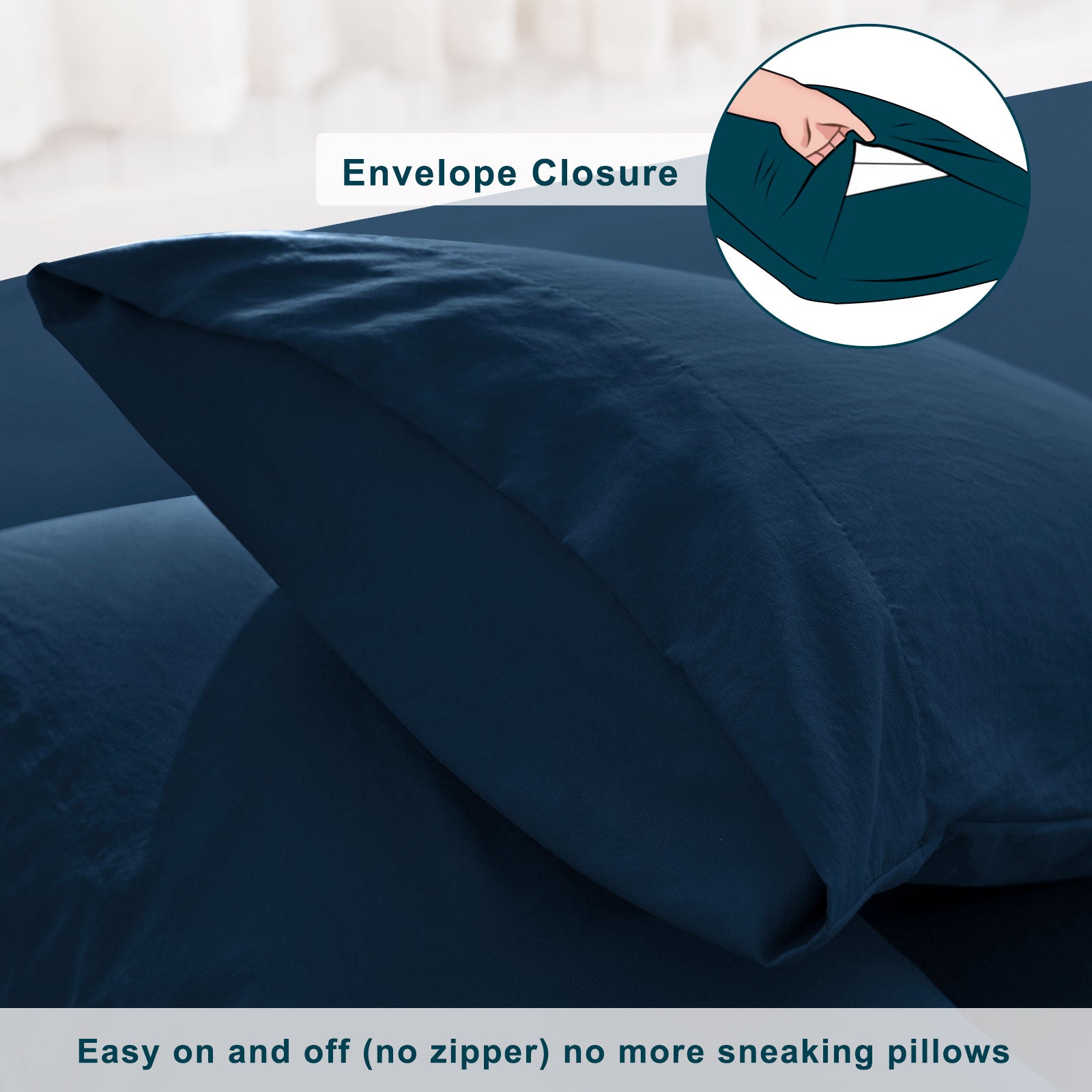 4-Piece Sheet Set - Extra Soft Bedding Sheets & Pillowcases with Deep Pockets - Hotel-Quality Sheets Set