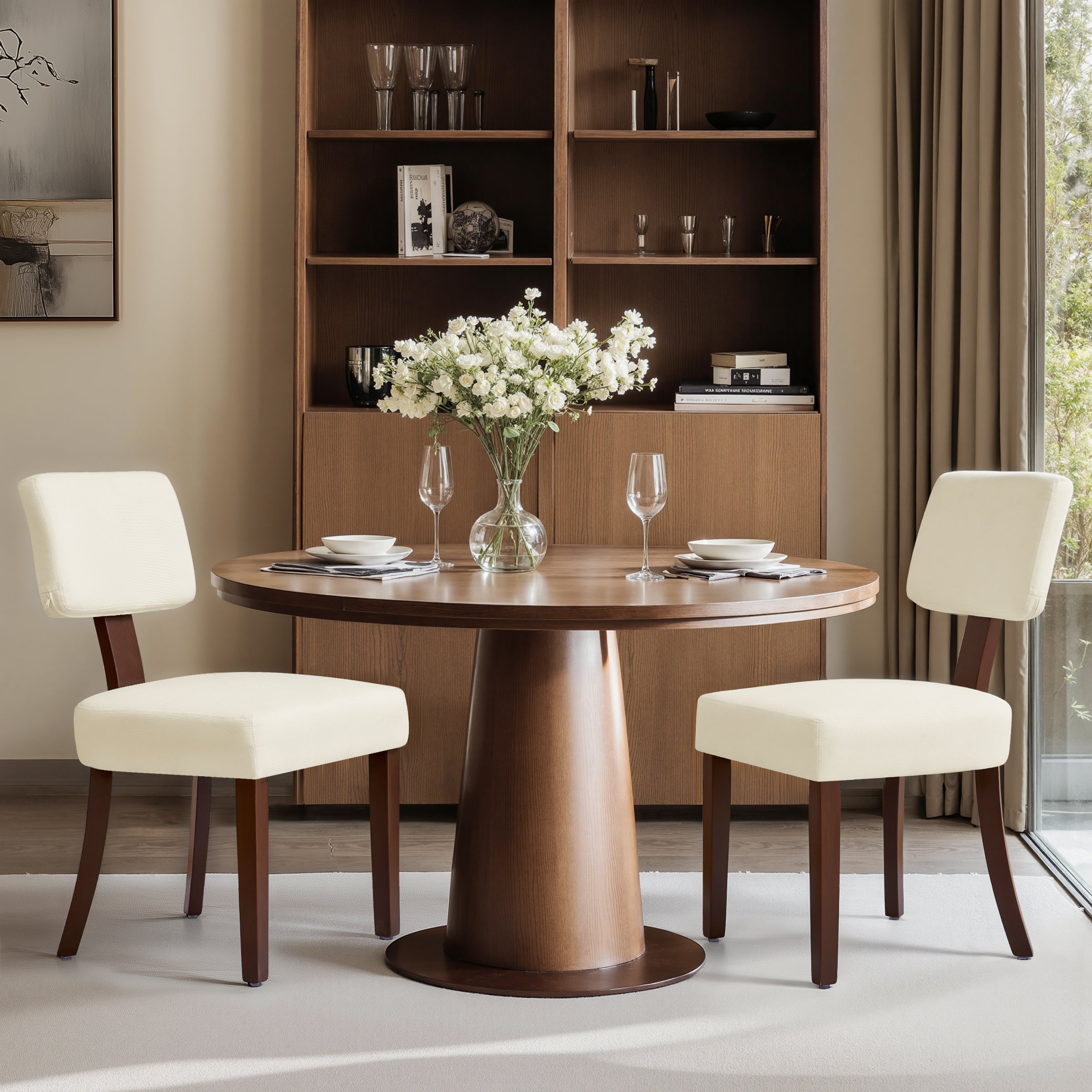 Subrtex Dining Chairs Set of 2, Mid Century Modern Dining Chairs, Kitchen & Dining Room Chairs