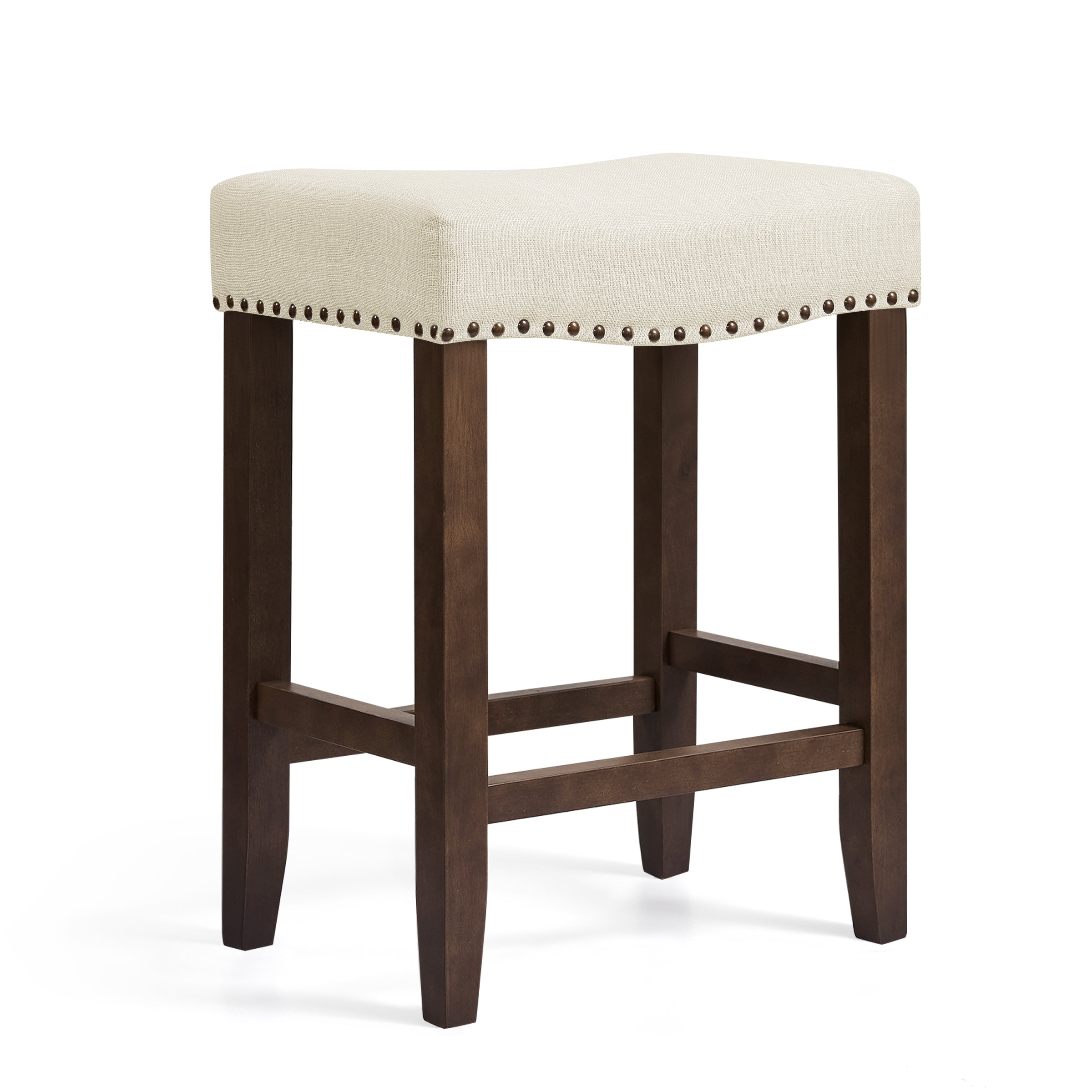 Subrtex Barn Chic Saddle Bar Stool, Set of 1