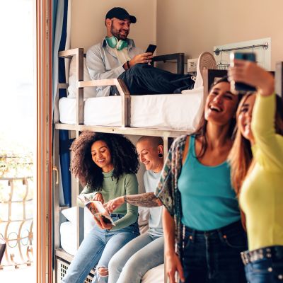 College dorm atmosphere