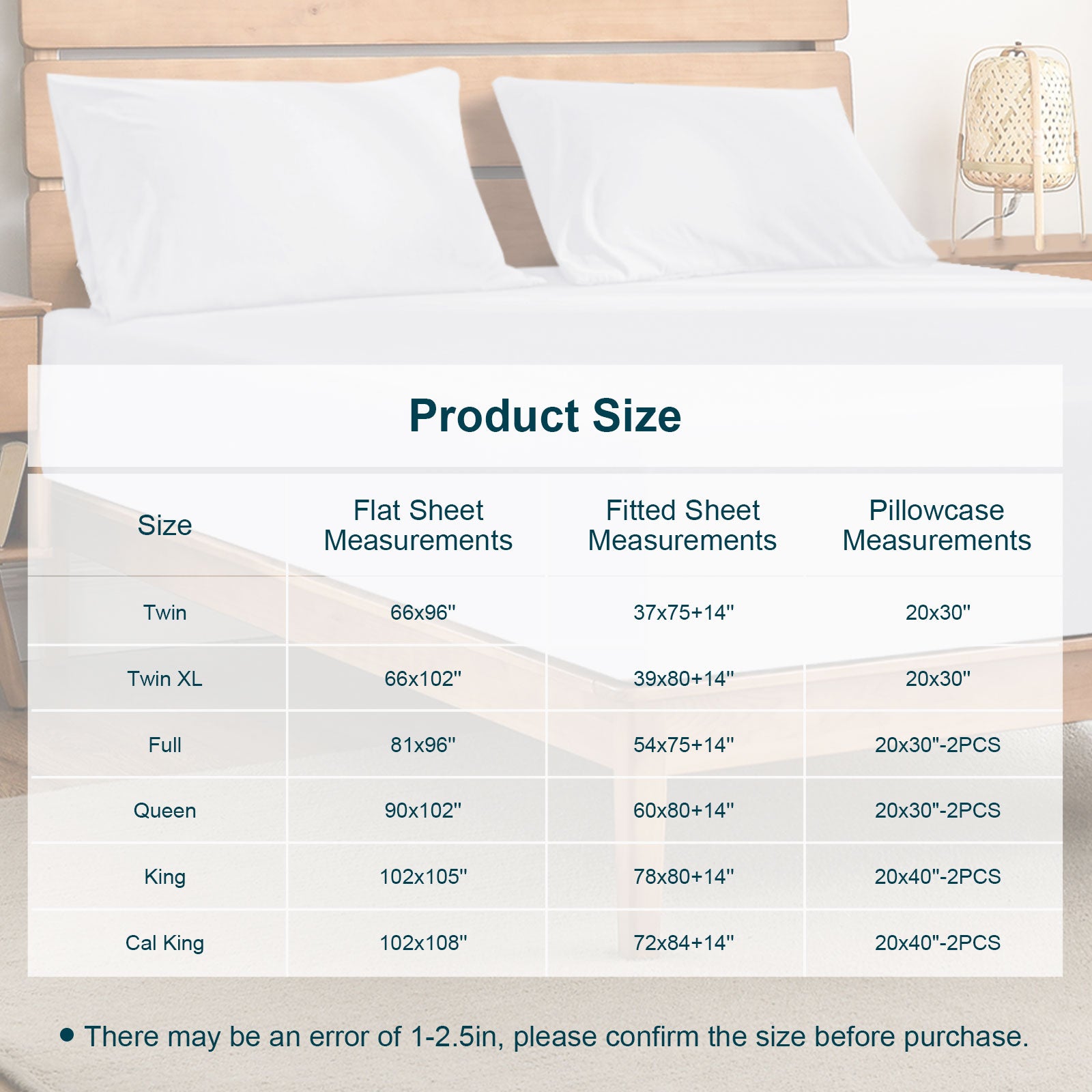 4-Piece Sheet Set - Extra Soft Bedding Sheets & Pillowcases with Deep Pockets - Hotel-Quality Sheets Set