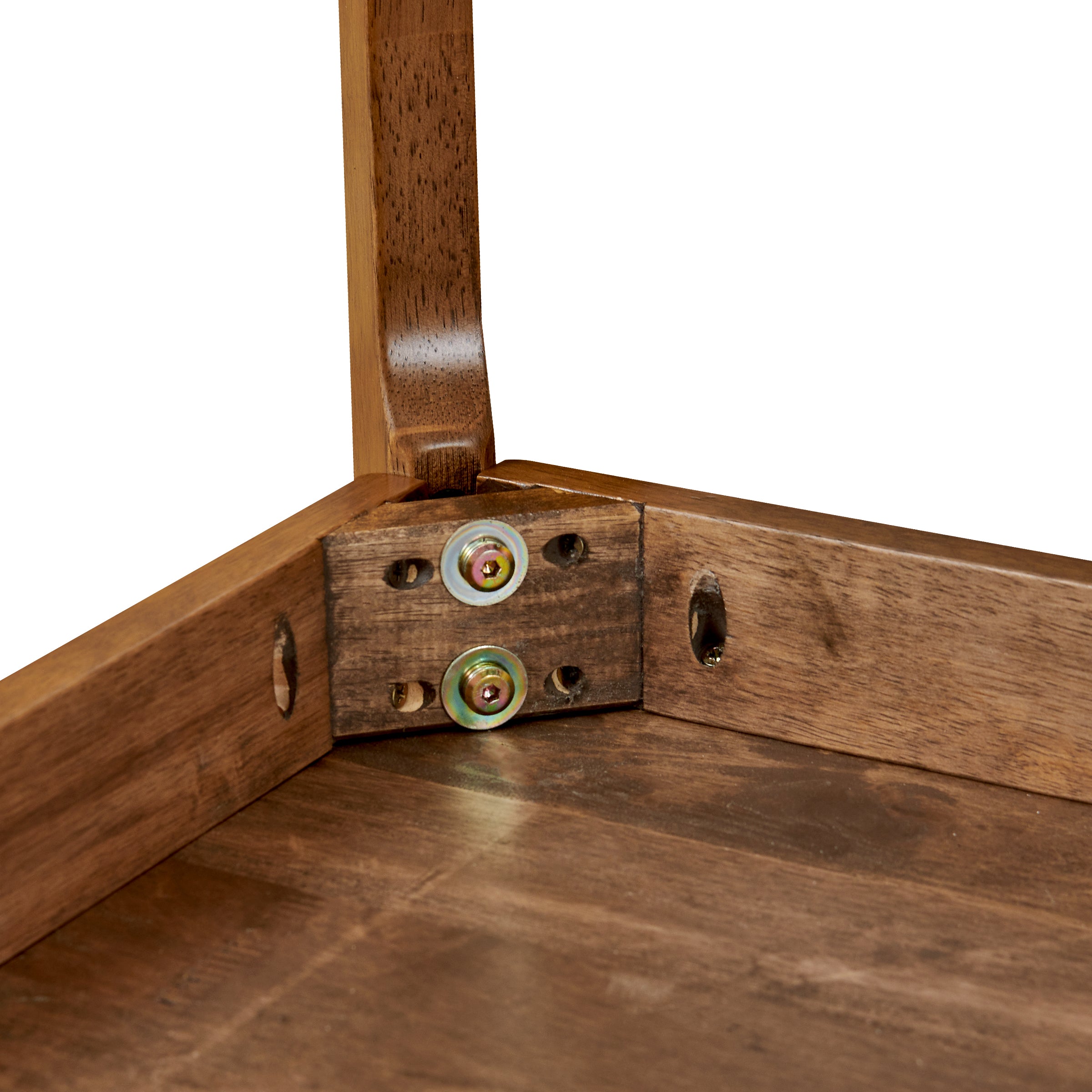 Subrtex Dining Table for 4, 43 Inches Rectangular Solid Wood Kitchen Table for Small Space, Modern Dinner Table for Dining Room, Living Room, Office