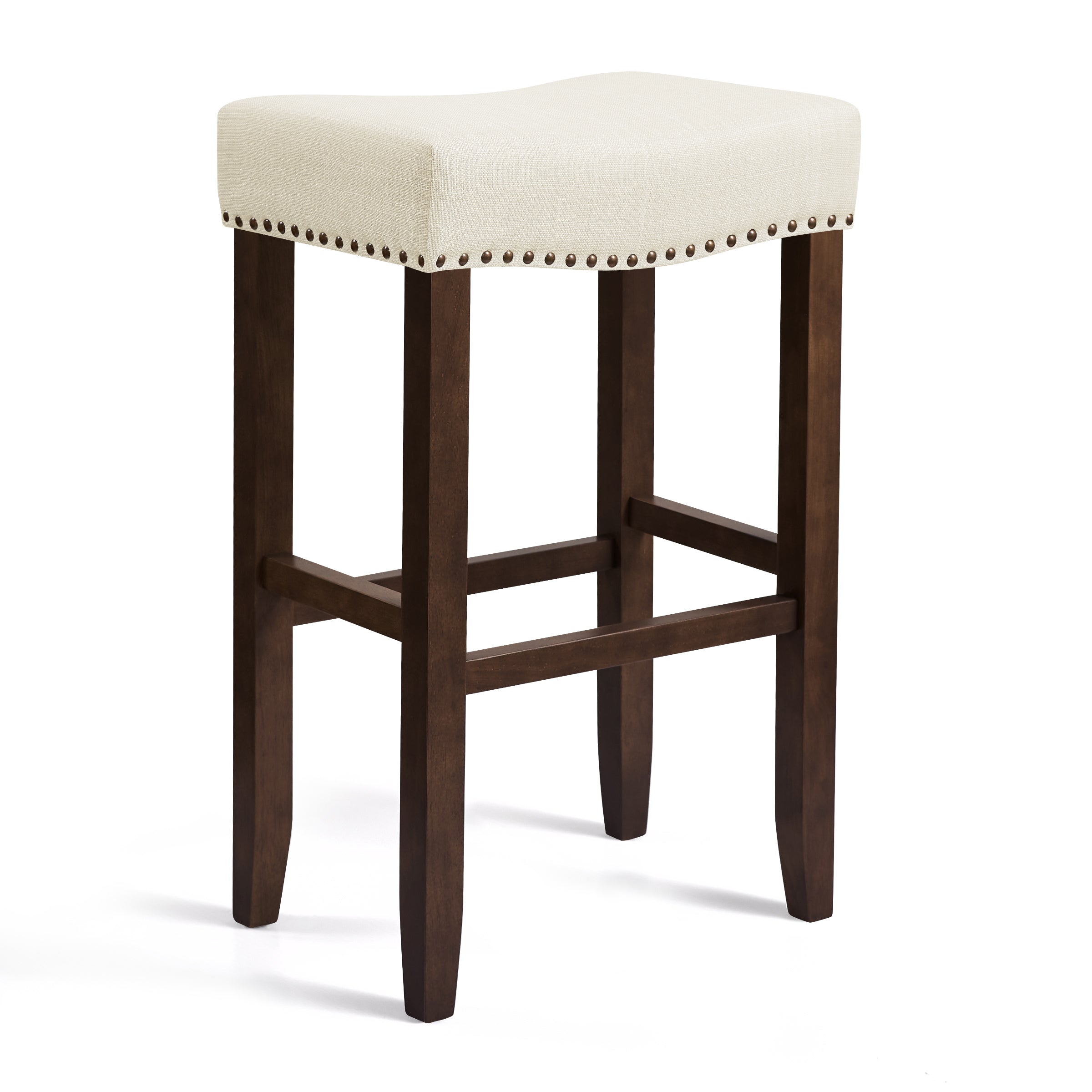 Subrtex Barn Chic Saddle Bar Stool, Set of 1