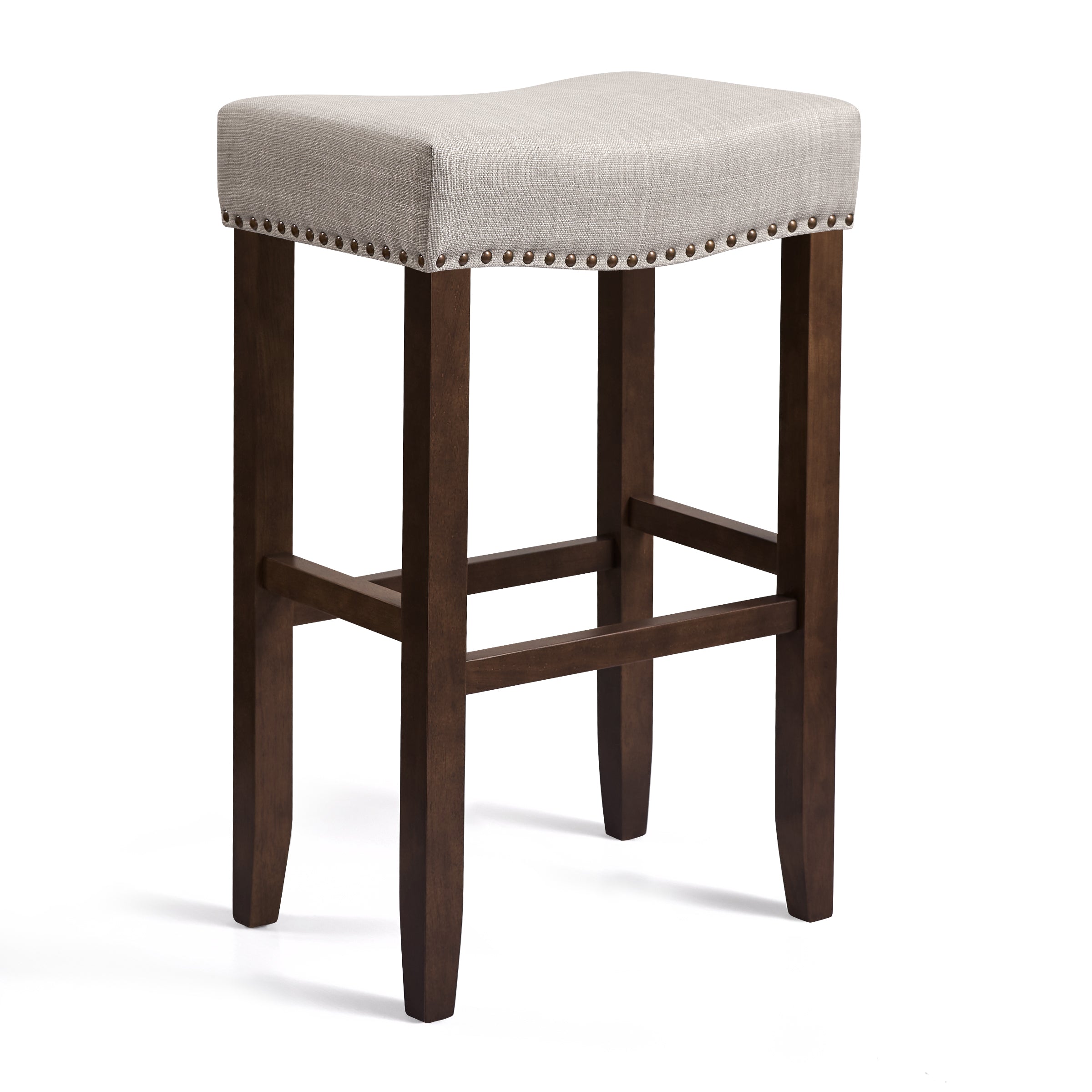 Subrtex Barn Chic Saddle Bar Stool, Set of 1