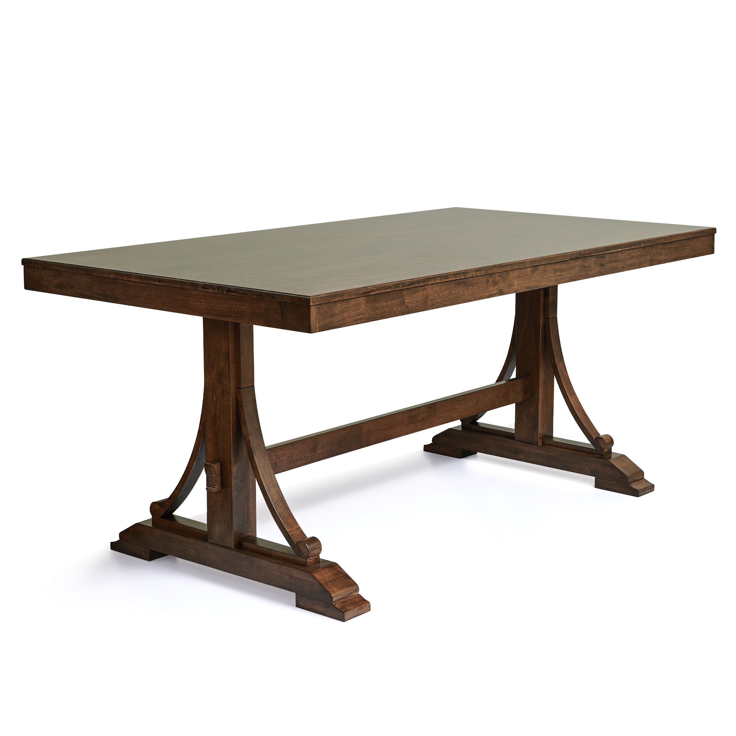 Subrtex Classical Minimalist Dining Table , Solid Wood, 6 - Person Seating, Elegant Design