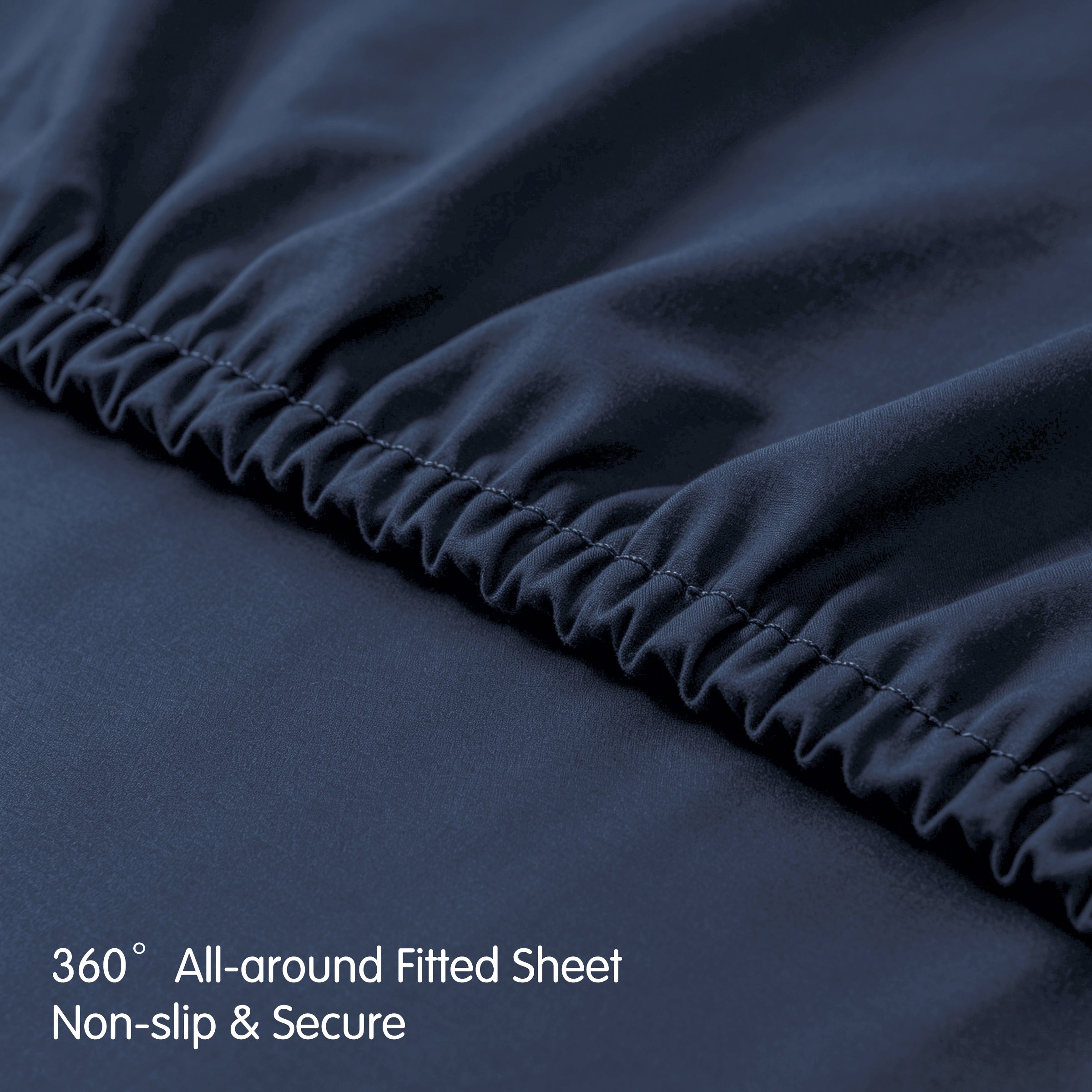 Subrtex Bedding Fitted Sheet Stain Resistant Soft Brushed Microfiber Single 1 Fitted Sheet for Mattress