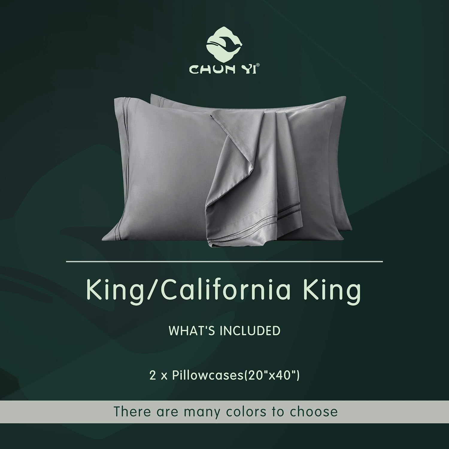 Luxury Cotton Pillowcase Set for Hair and Skin - Tencel Shams 2-Pack, Ultra-Soft Pillow Covers with Envelope Closure