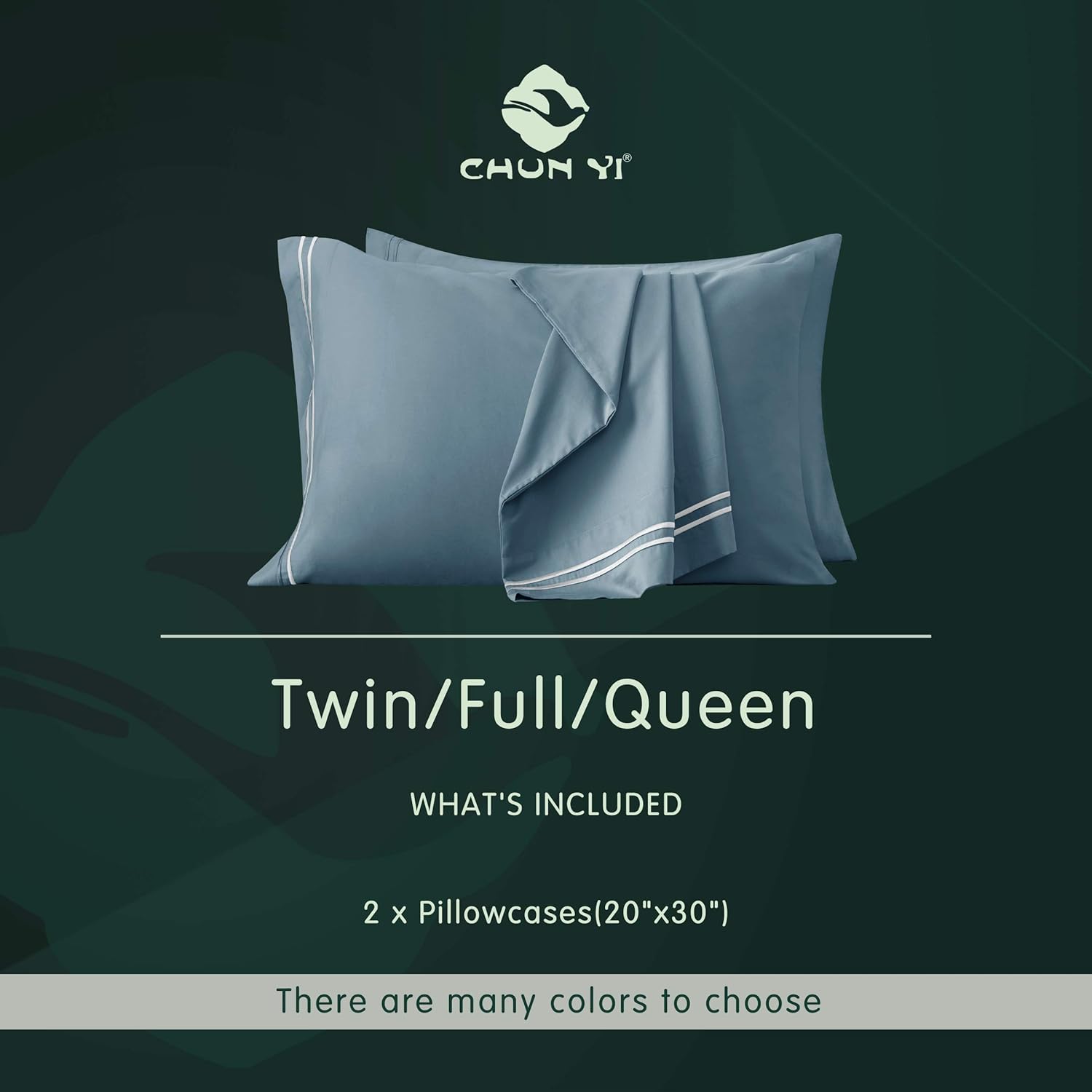 Luxury Cotton Pillowcase Set for Hair and Skin - Tencel Shams 2-Pack, Ultra-Soft Pillow Covers with Envelope Closure