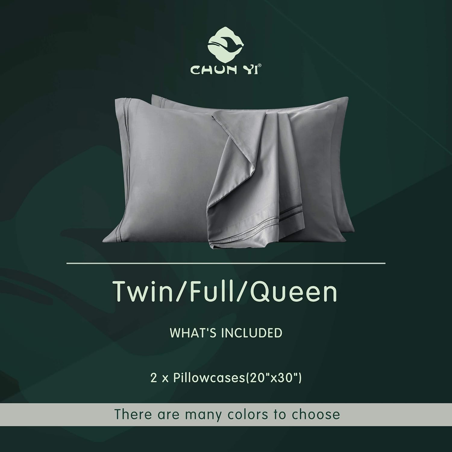 Luxury Cotton Pillowcase Set for Hair and Skin - Tencel Shams 2-Pack, Ultra-Soft Pillow Covers with Envelope Closure