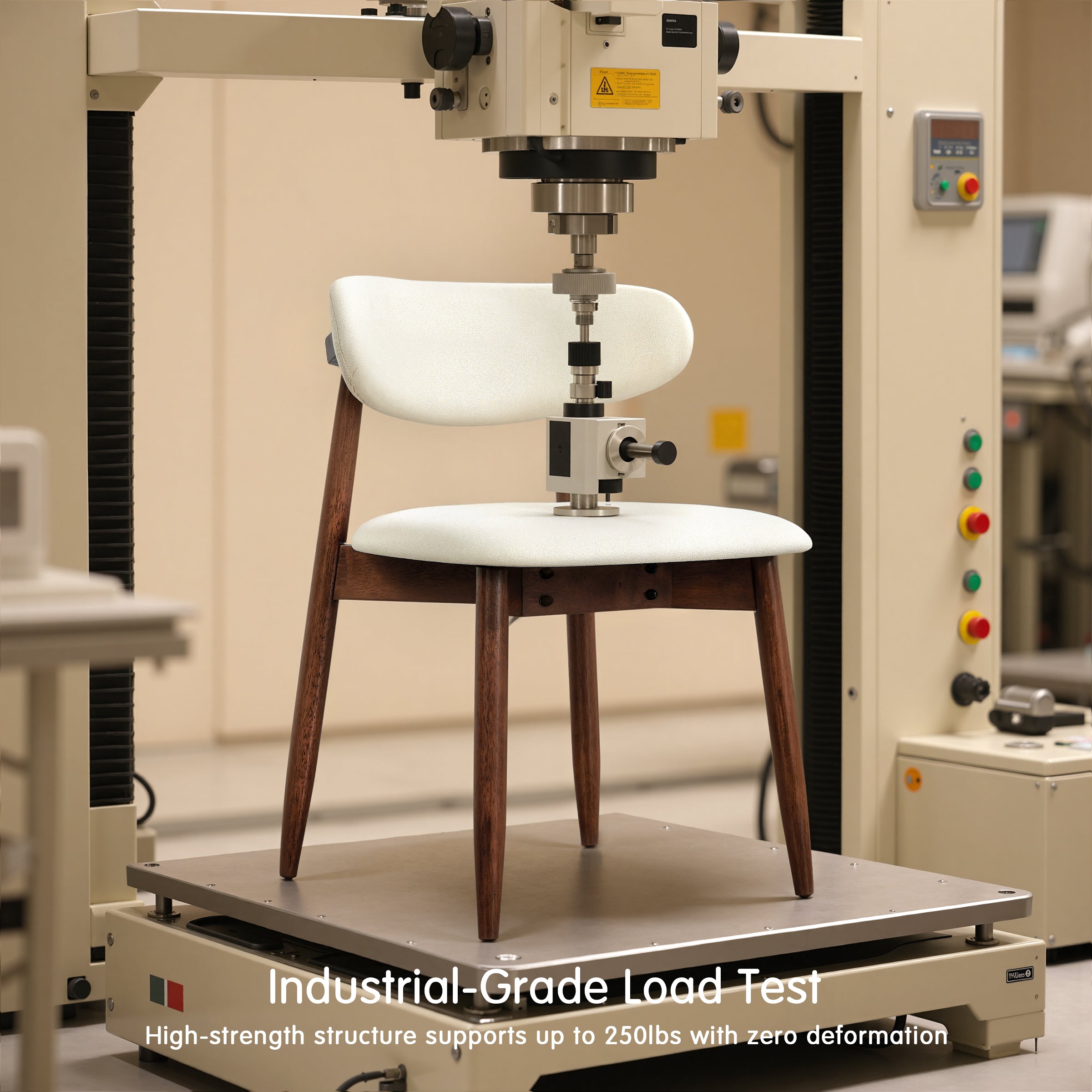 Subrtex Upholstered Solid Wood Side Dining Chairs (Set of 2) - Comfortable Kitchen & Dining Room Seating - Easy to Match Decor