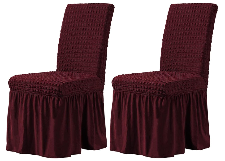 Shaun Skirt Style Dining Chair Slipcovers
