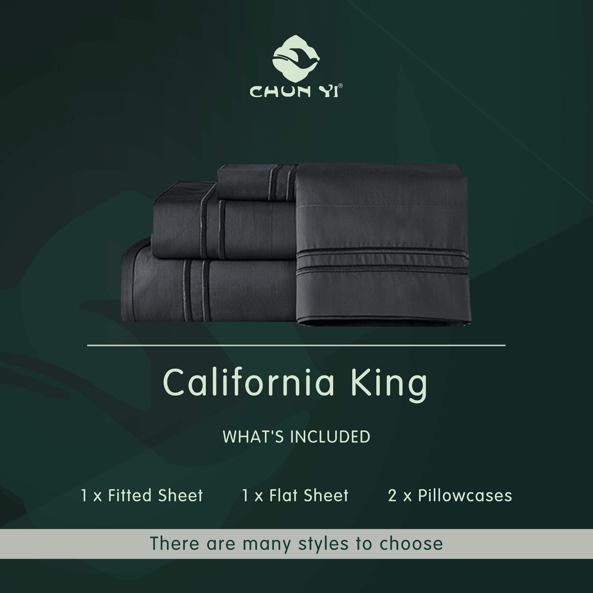 Luxury Cotton Bed Sheet Set - 4-Piece Full Bedding Sets with Tencel Fitted, Flat Sheet & Pillowcases - Deep Pocket for Easy Mattress Coverage