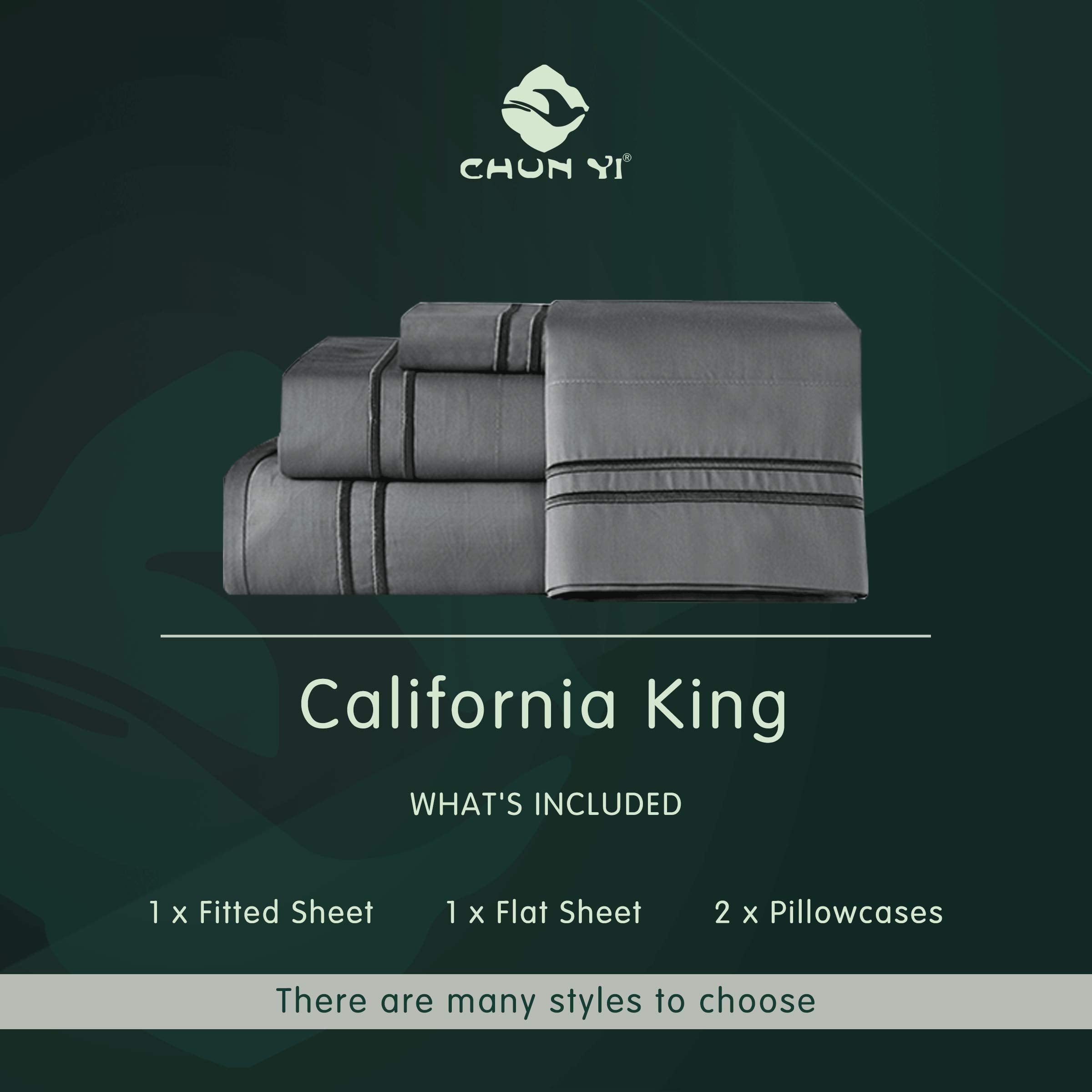 Luxury Cotton Bed Sheet Set - 4-Piece Full Bedding Sets with Tencel Fitted, Flat Sheet & Pillowcases - Deep Pocket for Easy Mattress Coverage