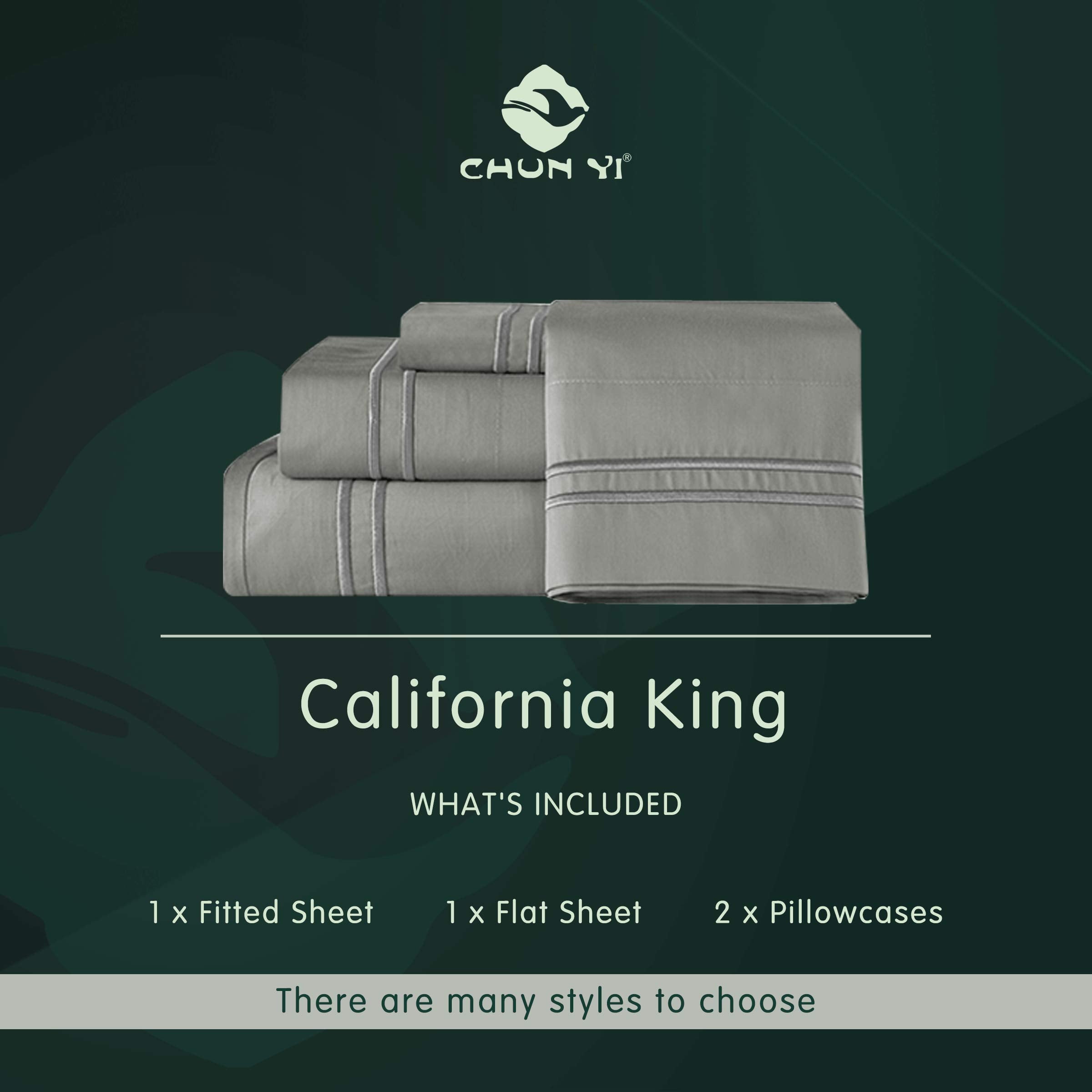 Luxury Cotton Bed Sheet Set - 4-Piece Full Bedding Sets with Tencel Fitted, Flat Sheet & Pillowcases - Deep Pocket for Easy Mattress Coverage