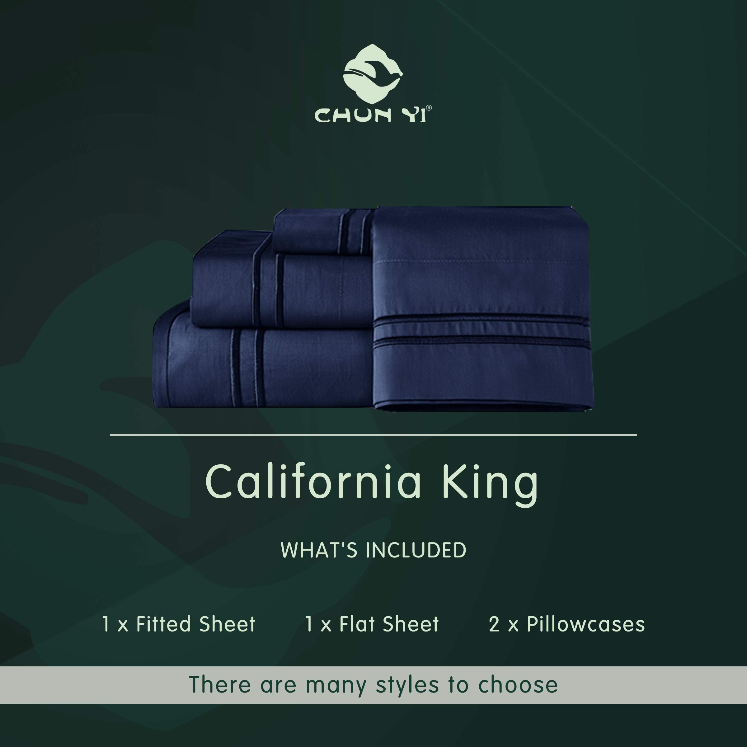 Luxury Cotton Bed Sheet Set - 4-Piece Full Bedding Sets with Tencel Fitted, Flat Sheet & Pillowcases - Deep Pocket for Easy Mattress Coverage