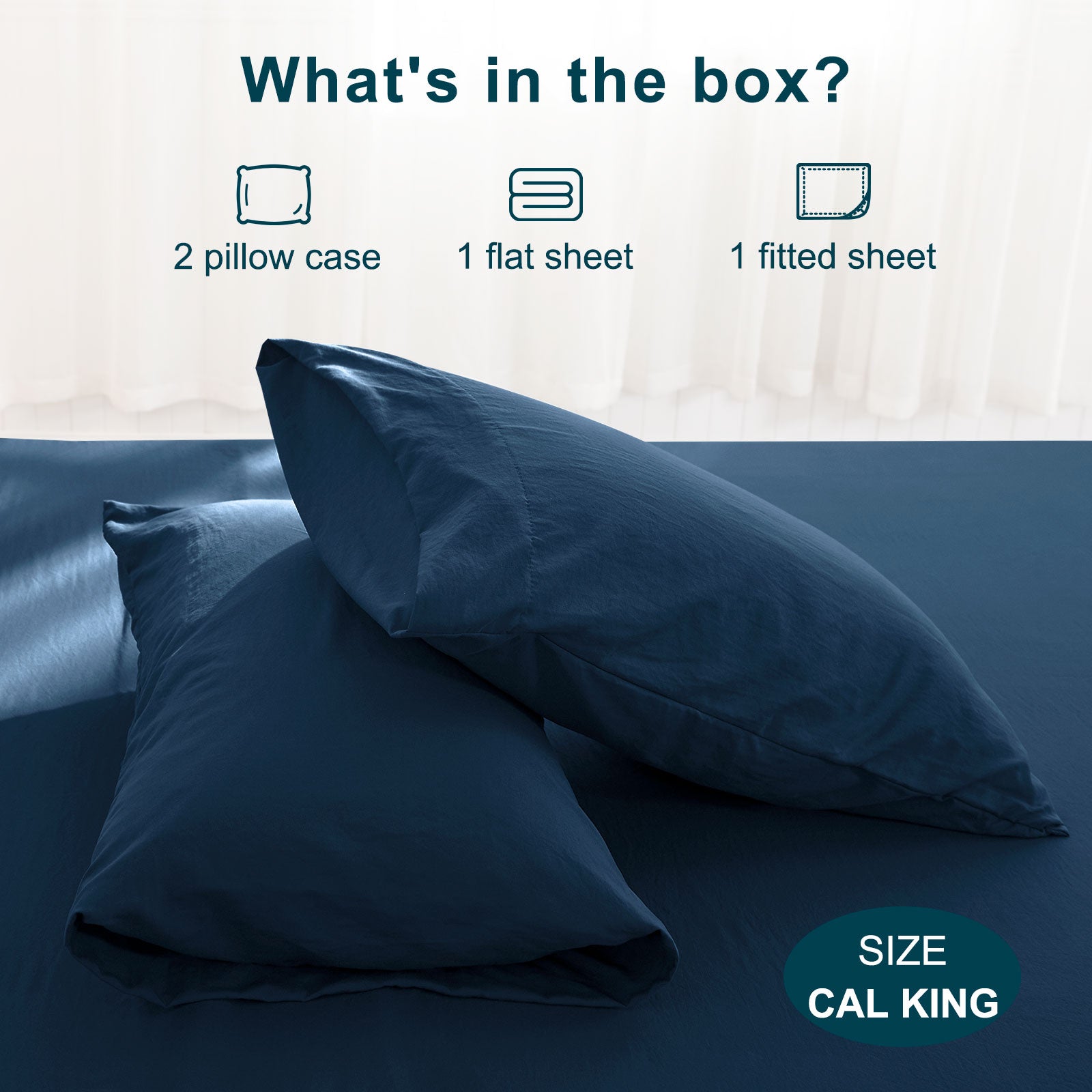 4-Piece Sheet Set - Extra Soft Bedding Sheets & Pillowcases with Deep Pockets - Hotel-Quality Sheets Set