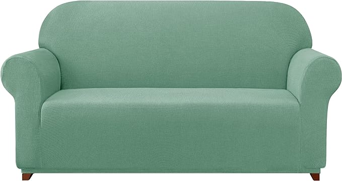 Subrtex 1-Piece Leroy Plaid Stretch Sofa Slipcover