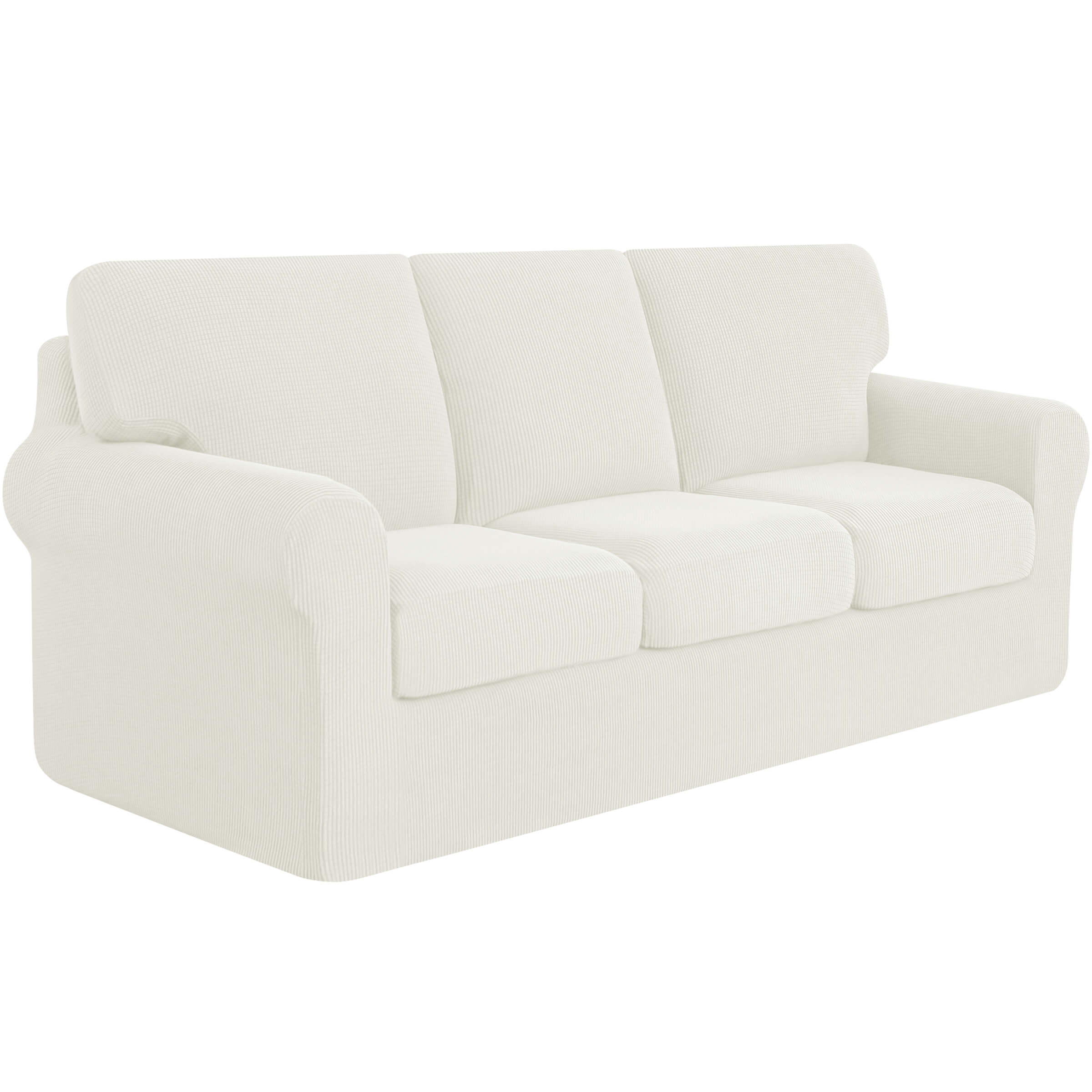 Lunar Multi-PCS Stretch Sofa Slipcover Sets with Backrest Cushion Cover and Seat Cushion Cover