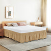 Subrtex Modern Multiple Sizes Soft Ruffled Bed Skirt