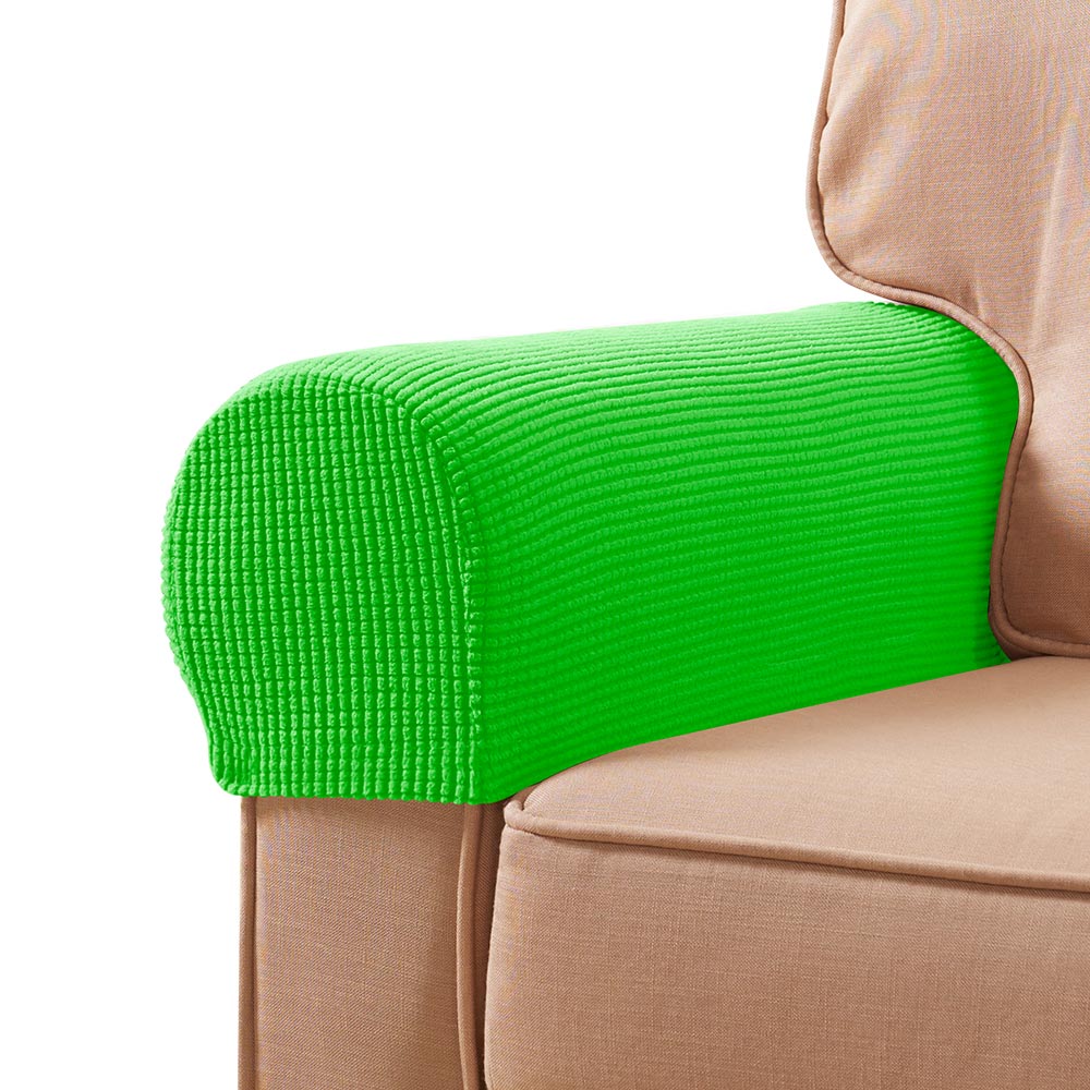 Midred Plaid Stretch Armrest Covers - Set of 2