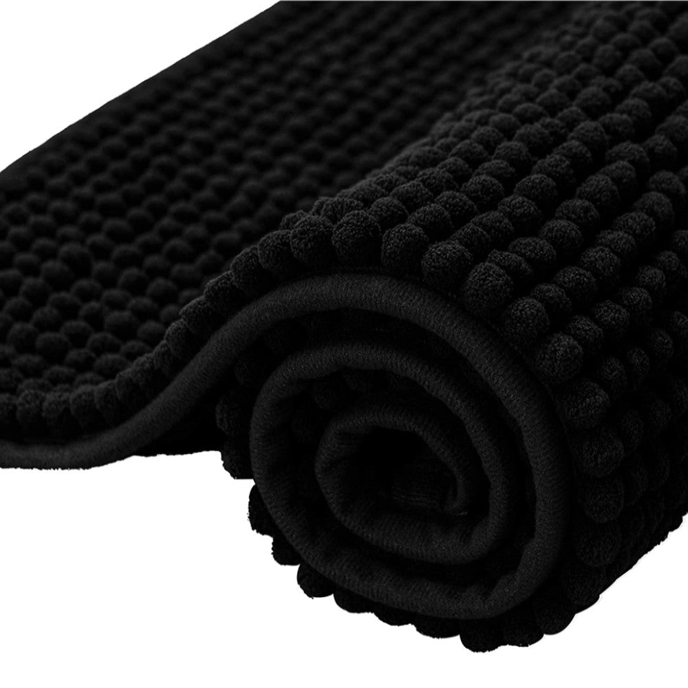 Subrtex Chenille Soft Short Plush Bathroom, Kitchen Rugs