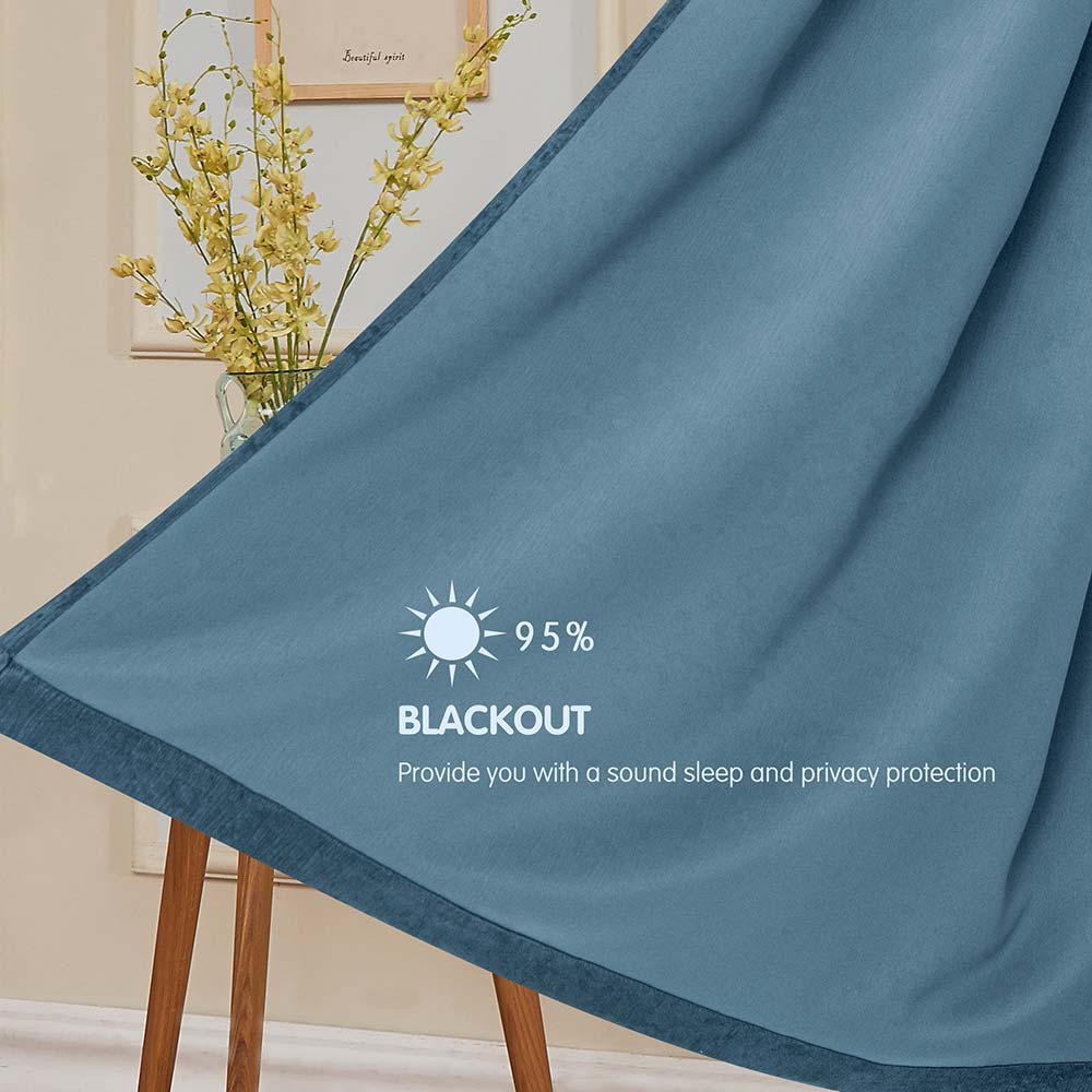 Subrtex Emboss Thermal Grommet Darkening Curtain Panel, 2 Panels Set