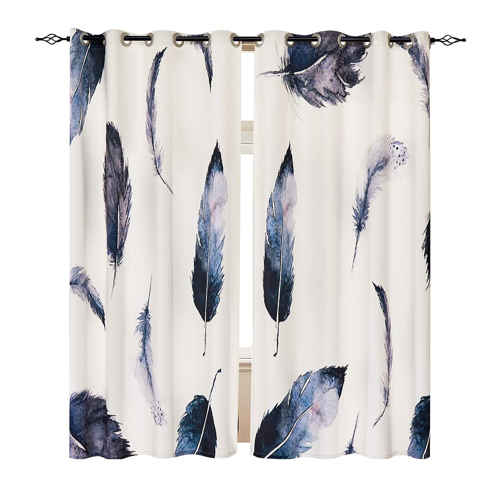 Subrtex Printed Thermal Insulated Curtain, 2 Panel Set