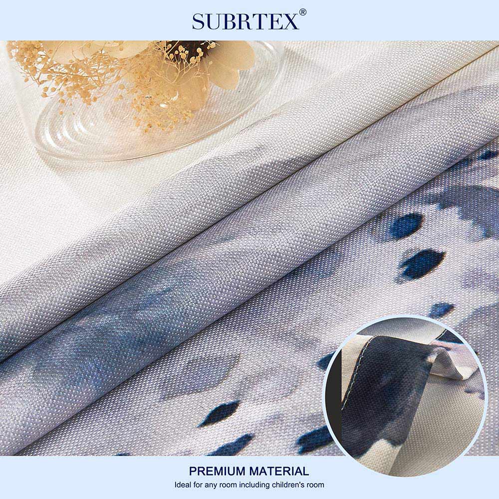 Subrtex Printed Thermal Insulated Curtain, 2 Panel Set
