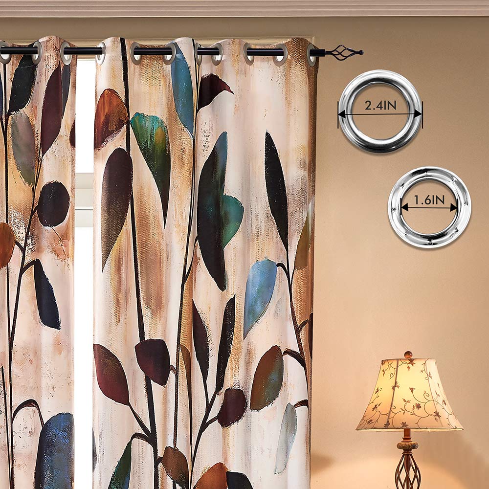 Subrtex Printed Thermal Insulated Curtain, 2 Panel Set
