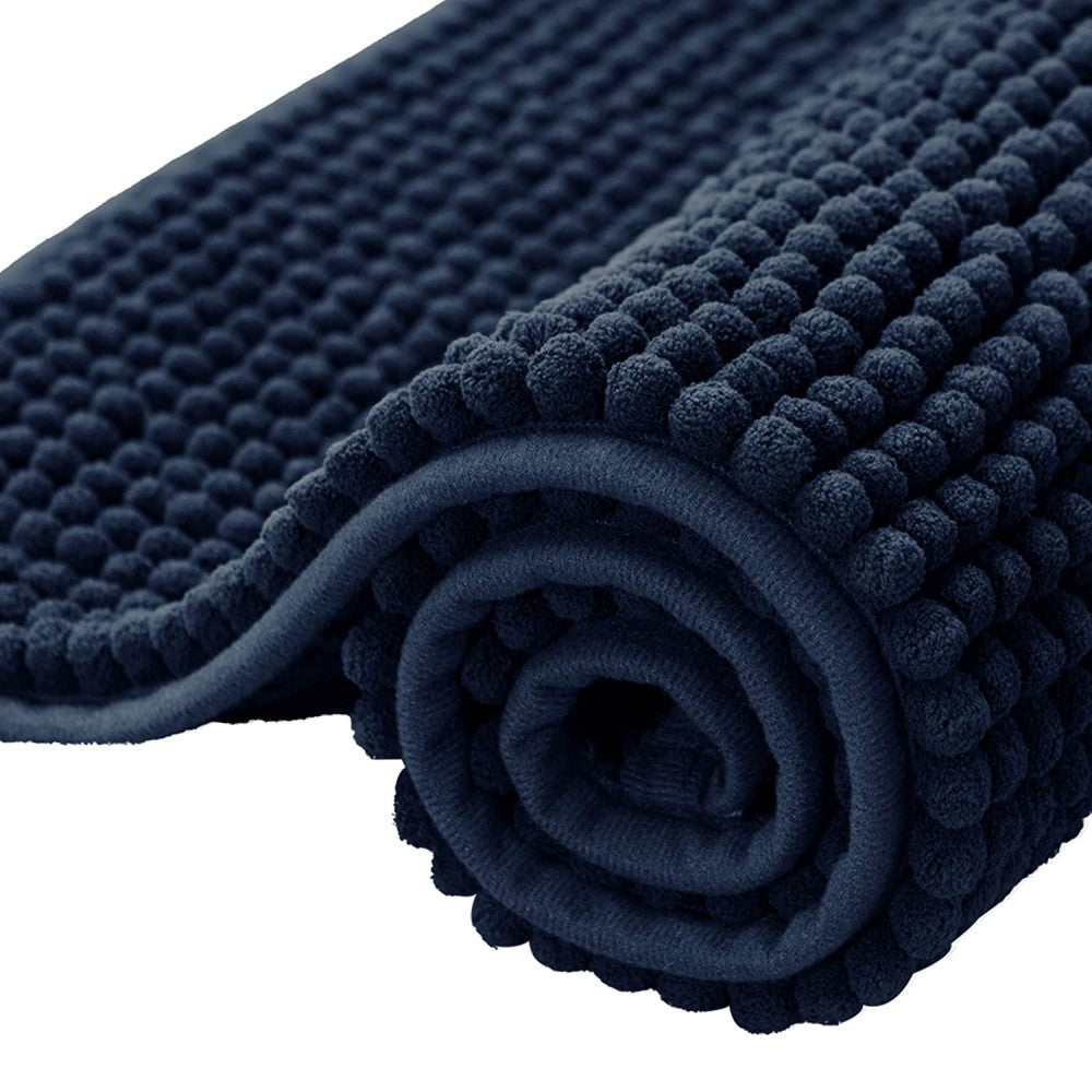 Subrtex Chenille Soft Short Plush Bathroom, Kitchen Rugs