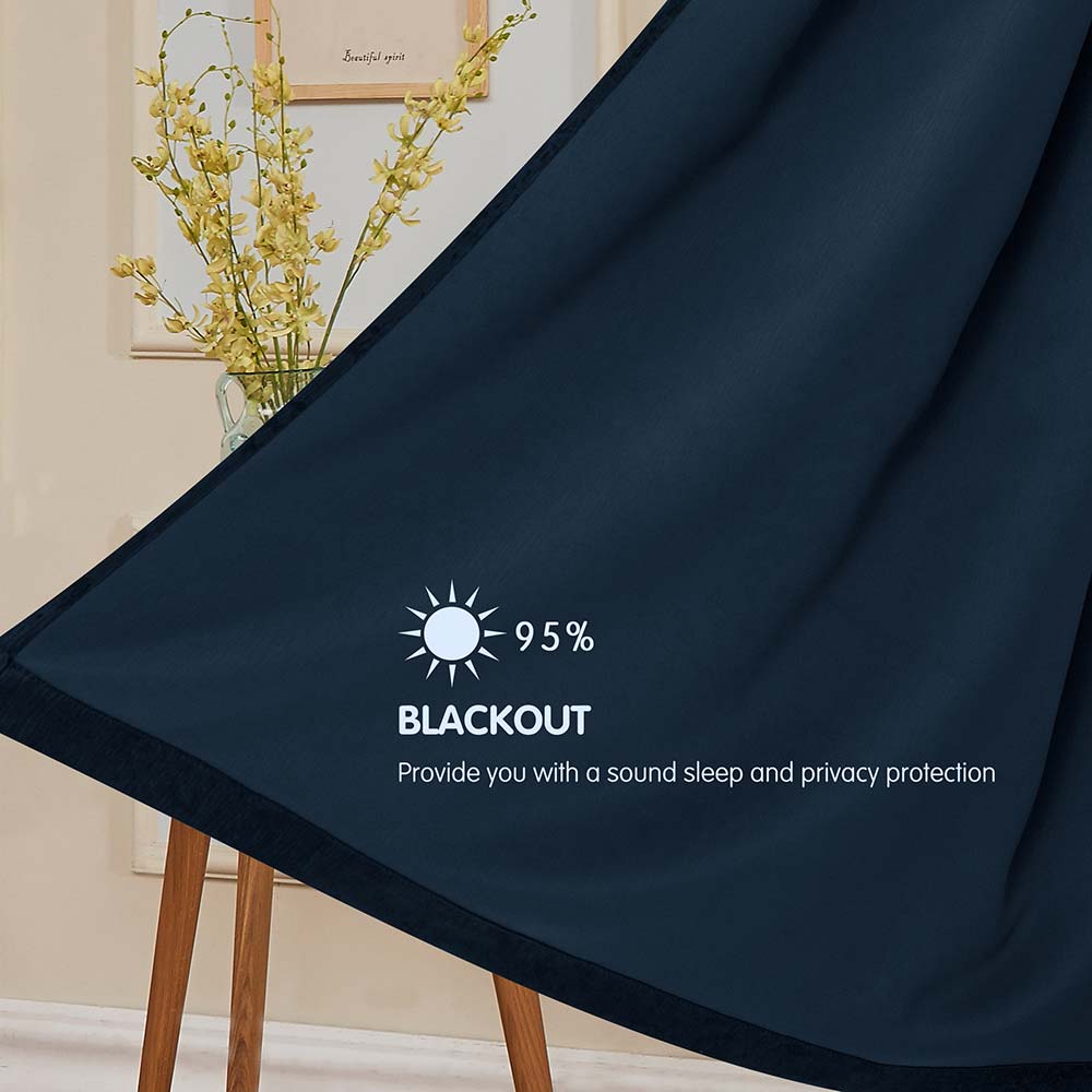 Subrtex Emboss Thermal Grommet Darkening Curtain Panel, 2 Panels Set