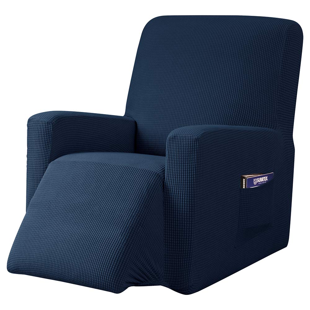 Macauley Plaid Recliner Slipcover With Pockets