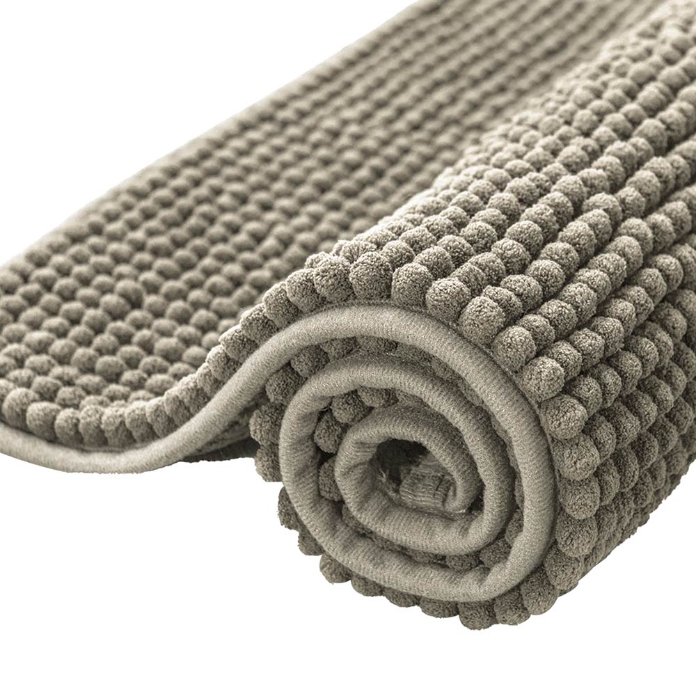 Subrtex Chenille Soft Short Plush Bathroom, Kitchen Rugs