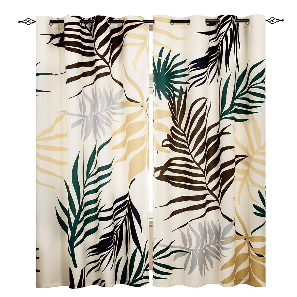 Subrtex Printed Thermal Insulated Curtain, 2 Panel Set