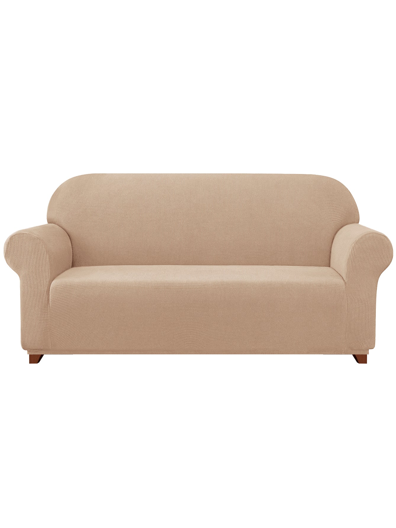 Subrtex 1-Piece Leroy Plaid Stretch Sofa Slipcover
