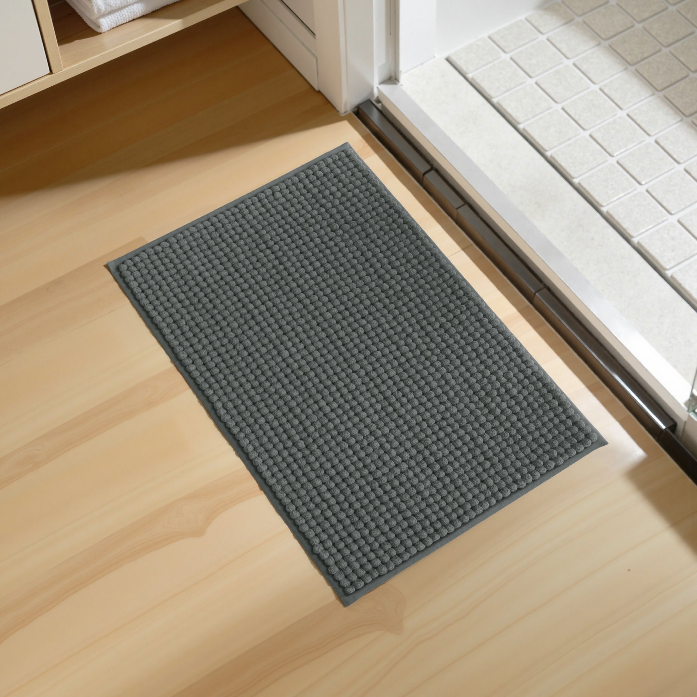 Subrtex Luxury Chenille Bathroom Rug Extra Soft and Absorbent Shaggy Rugs