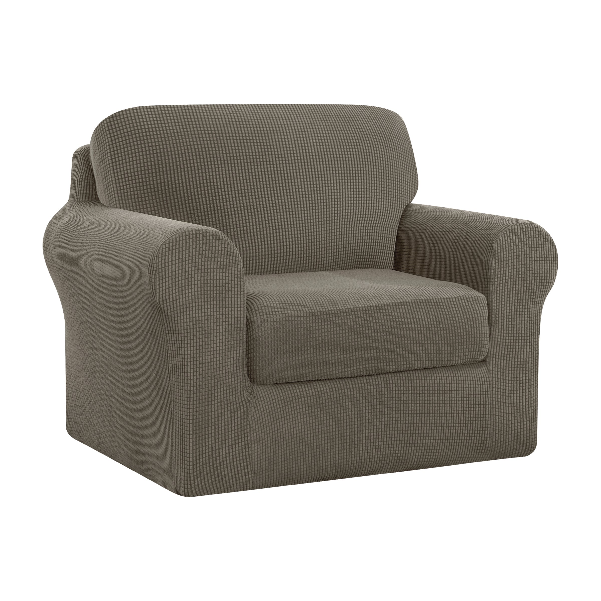 Lunar Multi-PCS Stretch Sofa Slipcover Sets with Backrest Cushion Cover and Seat Cushion Cover