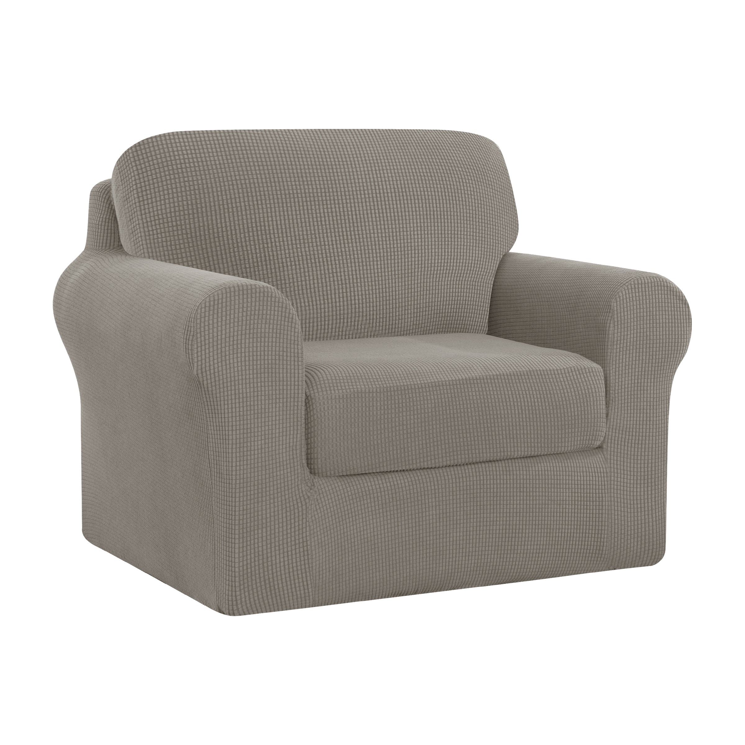 Lunar Multi-PCS Stretch Sofa Slipcover Sets with Backrest Cushion Cover and Seat Cushion Cover