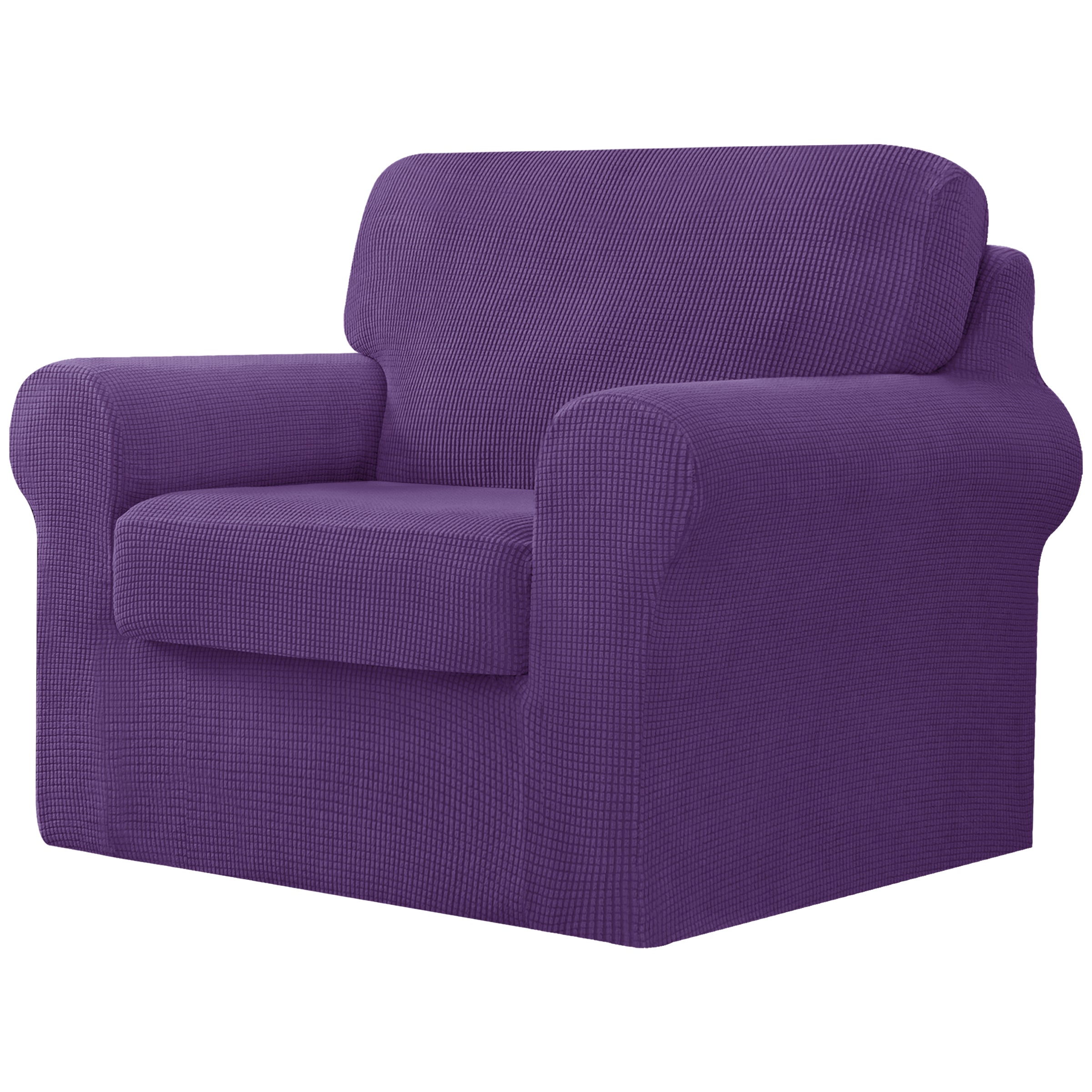 Lunar Multi-PCS Stretch Sofa Slipcover Sets with Backrest Cushion Cover and Seat Cushion Cover