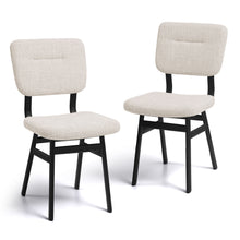 Load image into Gallery viewer, Sofid Fabric Metal Upholstered Back Side Chair (Set of 2)
