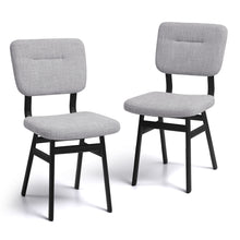 Load image into Gallery viewer, Sofid Fabric Metal Upholstered Back Side Chair (Set of 2)
