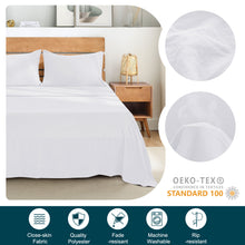Load image into Gallery viewer, 4-Piece Sheet Set - Extra Soft Bedding Sheets &amp; Pillowcases with Deep Pockets - Hotel-Quality Sheets Set

