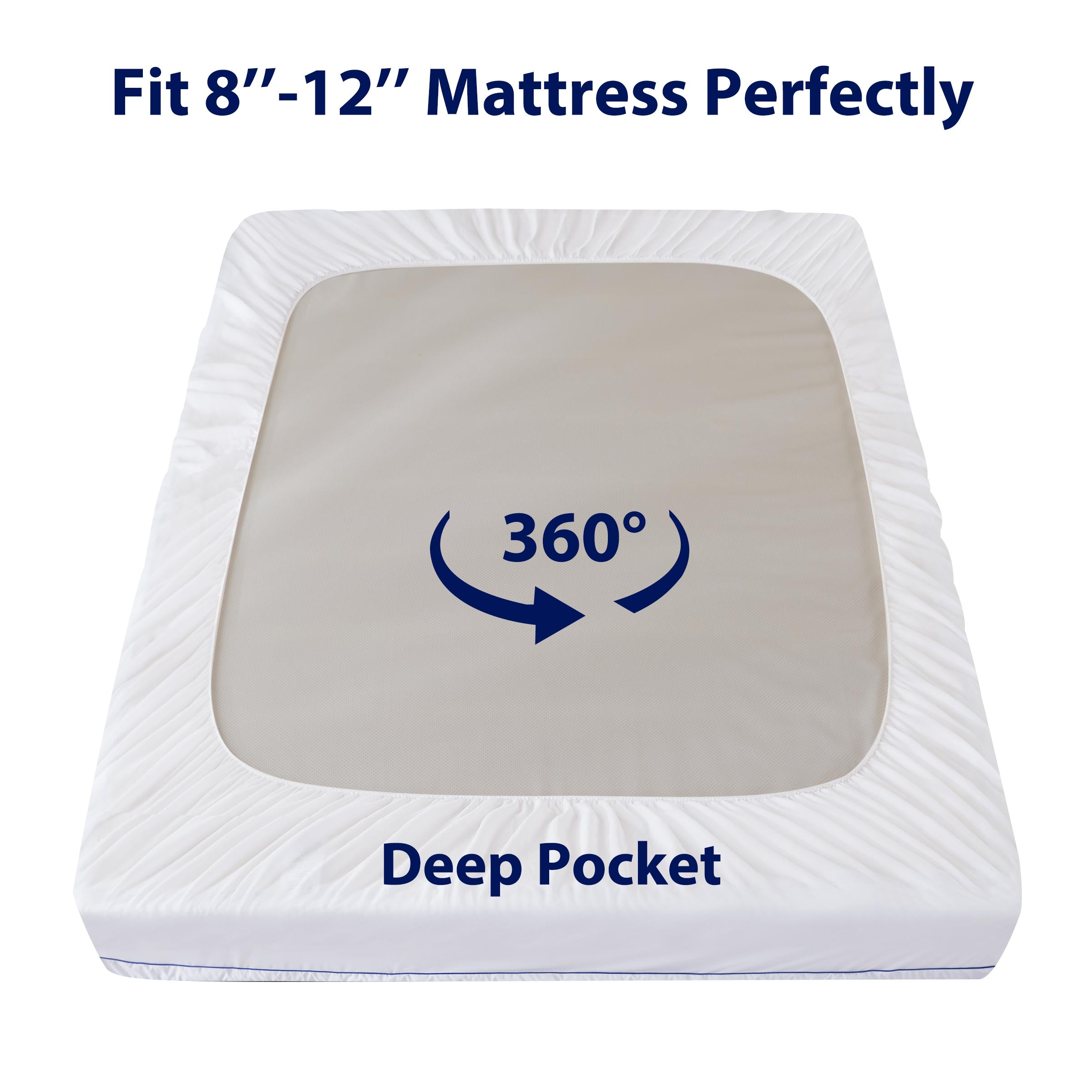 Pillow-Top Mattress Pad Mattress Protector