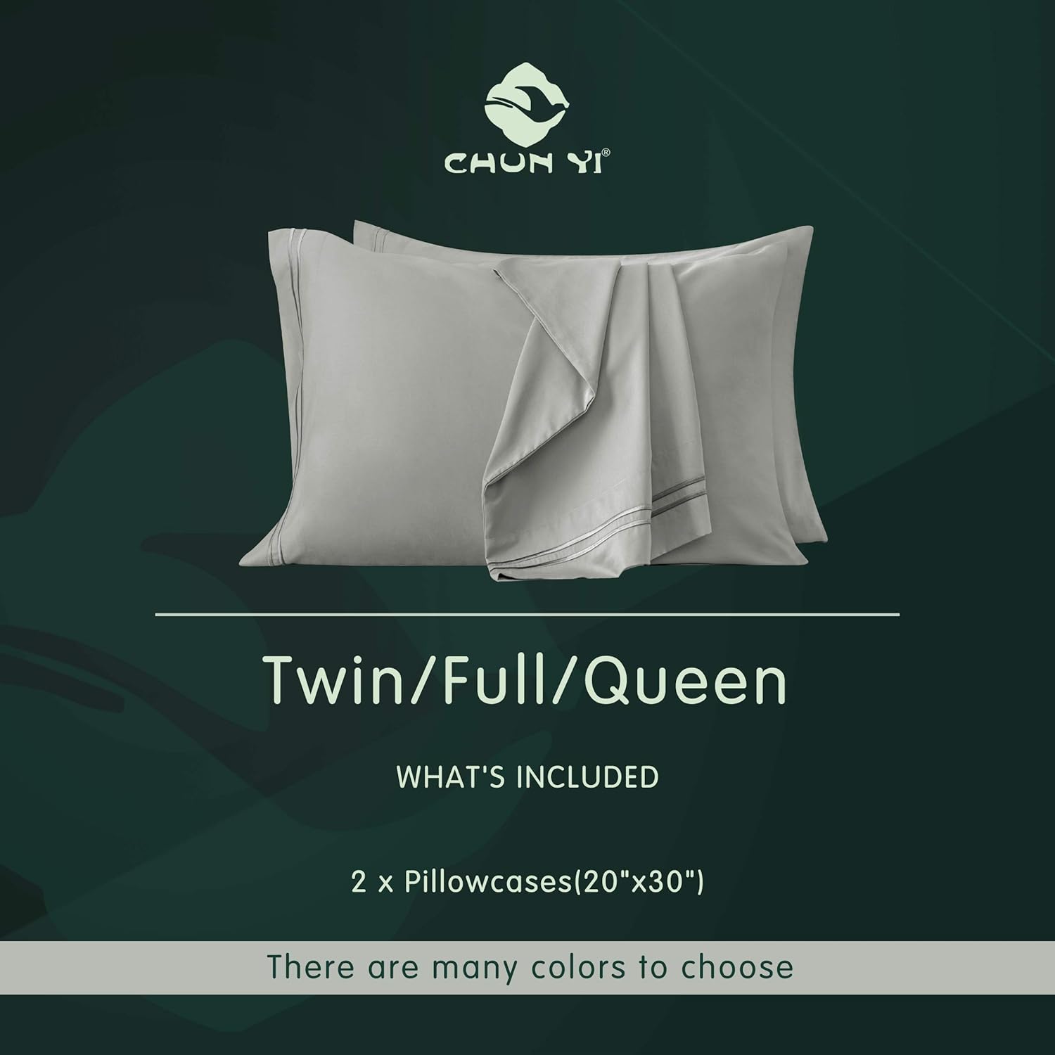 Luxury Cotton Pillowcase Set for Hair and Skin - Tencel Shams 2-Pack, Ultra-Soft Pillow Covers with Envelope Closure